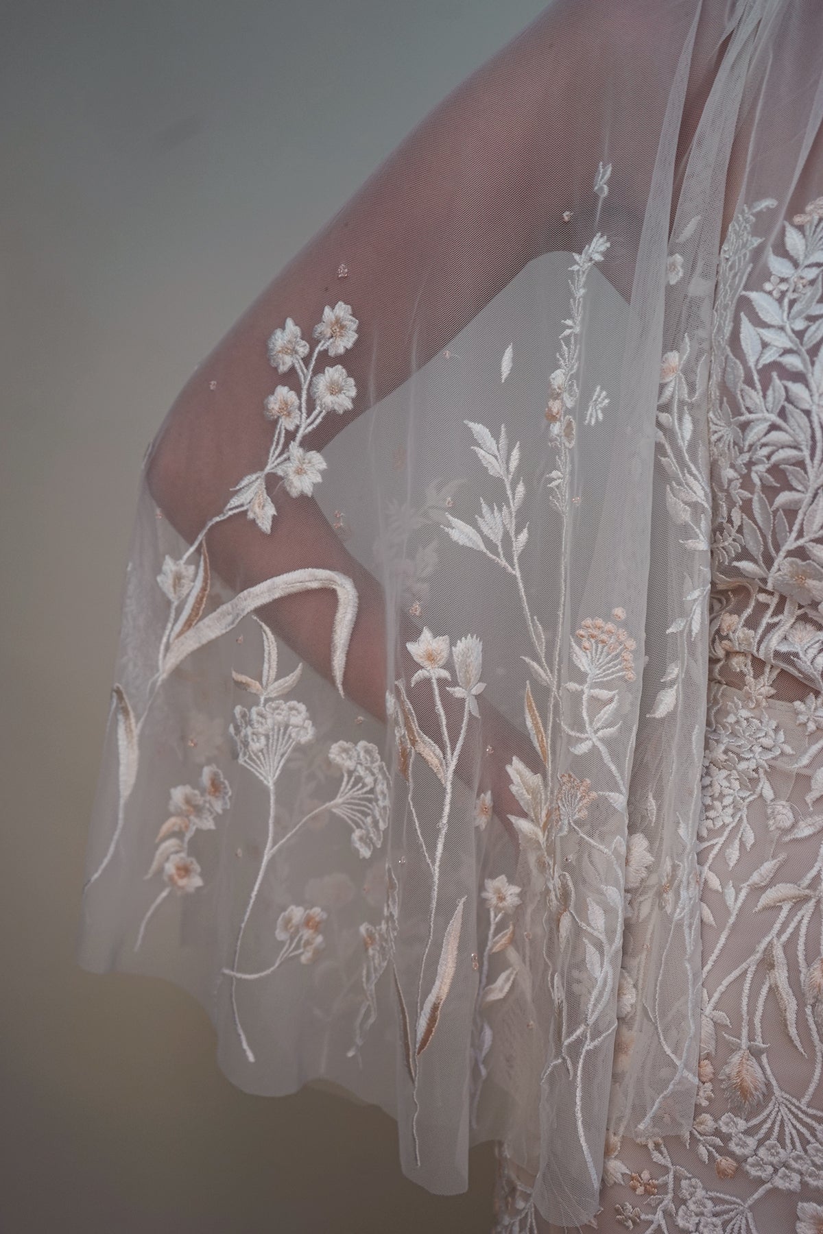 Archive Wildflower Cape Dress Seashell Blush