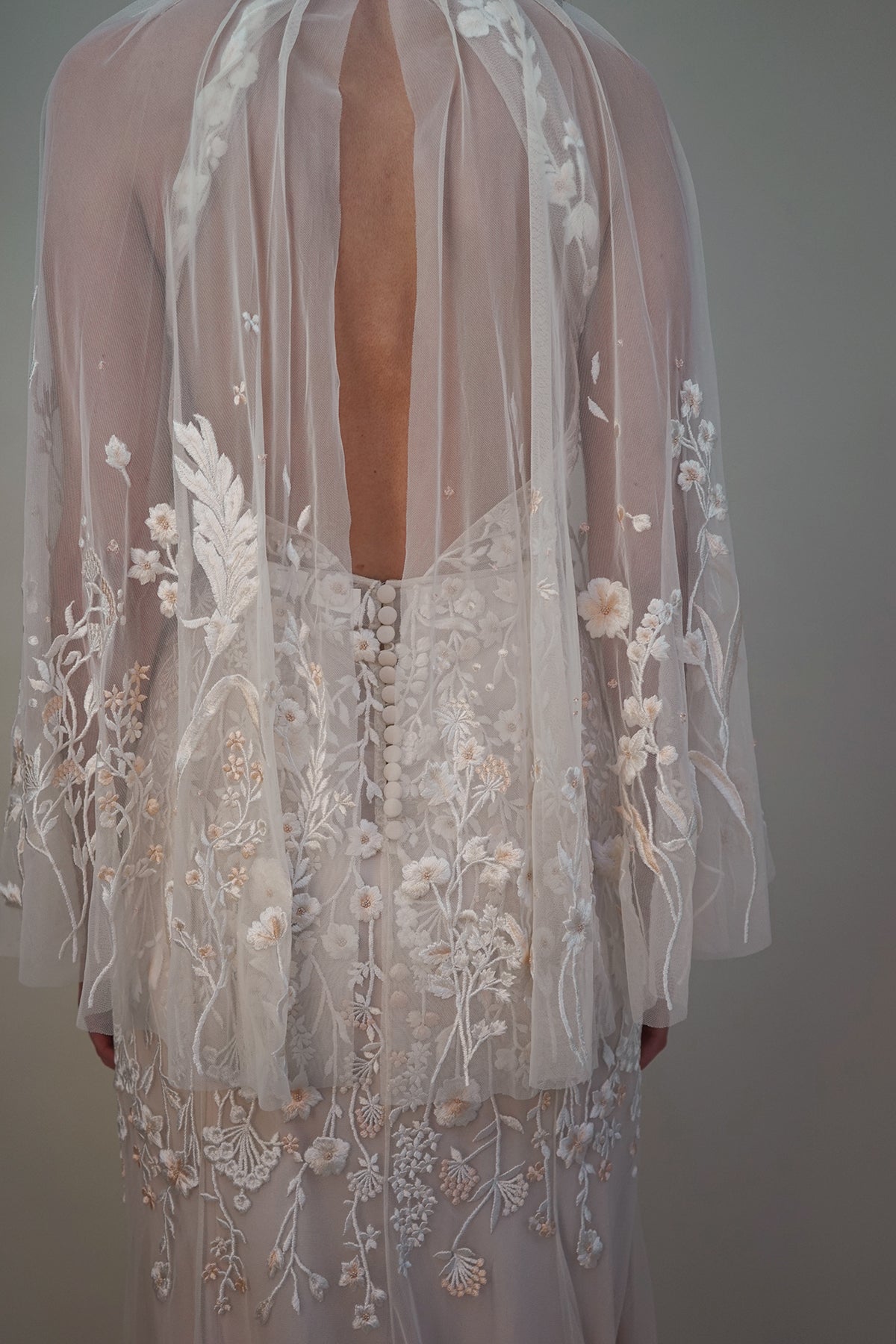 Archive Wildflower Cape Dress Seashell Blush