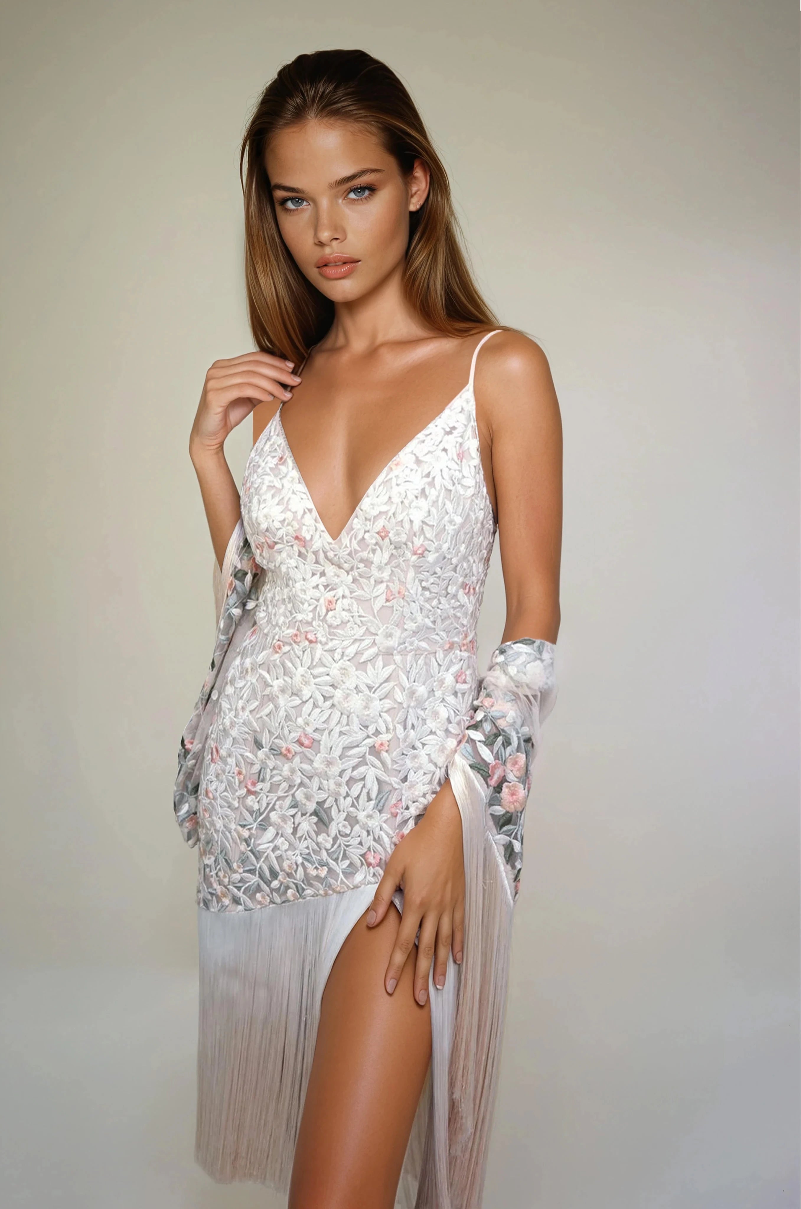 Archive Miniature Rose Botticelli Tassel Dress