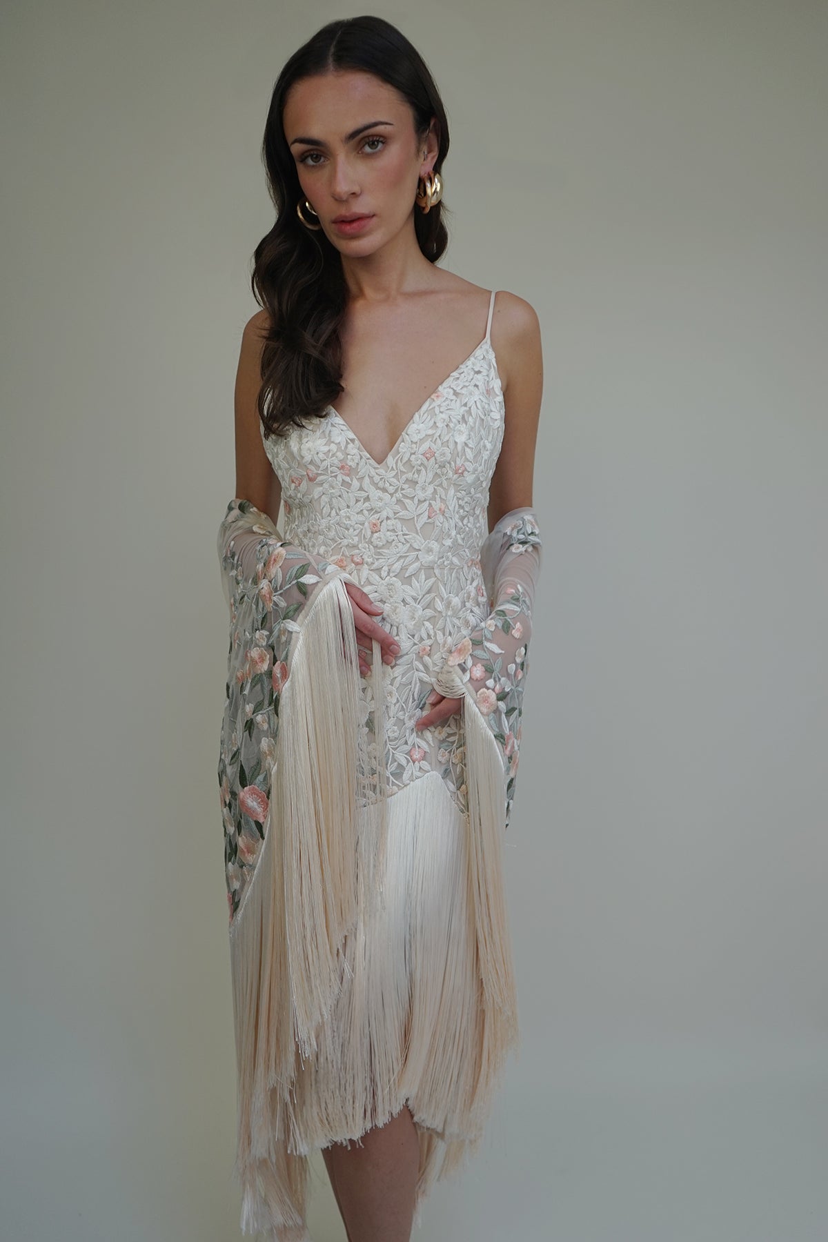 Archive Miniature Rose Botticelli Tassel Dress