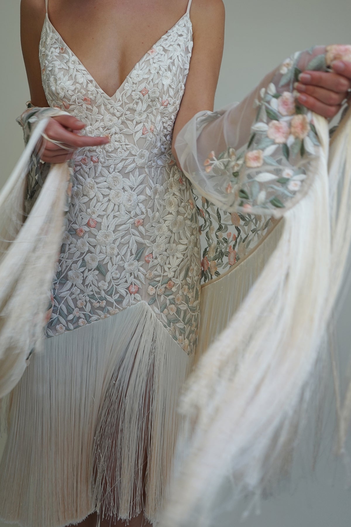 Archive Miniature Rose Botticelli Tassel Dress