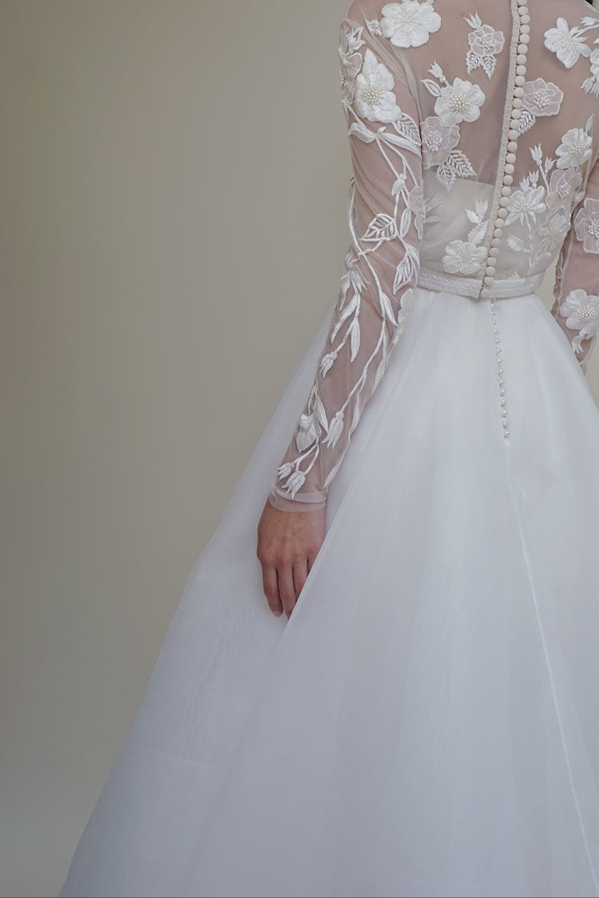 Archive Wild Rose Bodice in 'Rosewater'