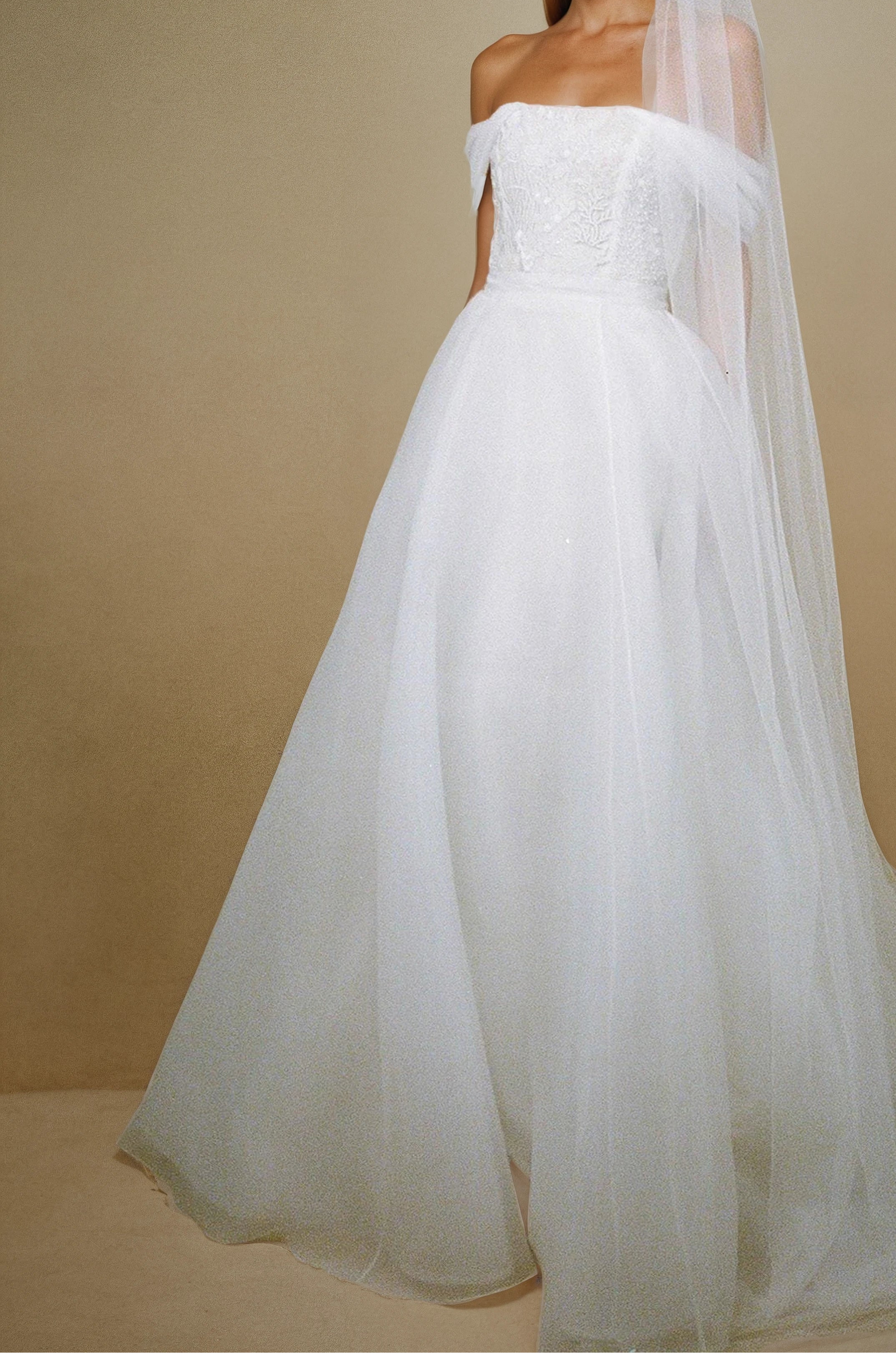 Archive Wisteria Bodice with Organza Volume Circle Skirt