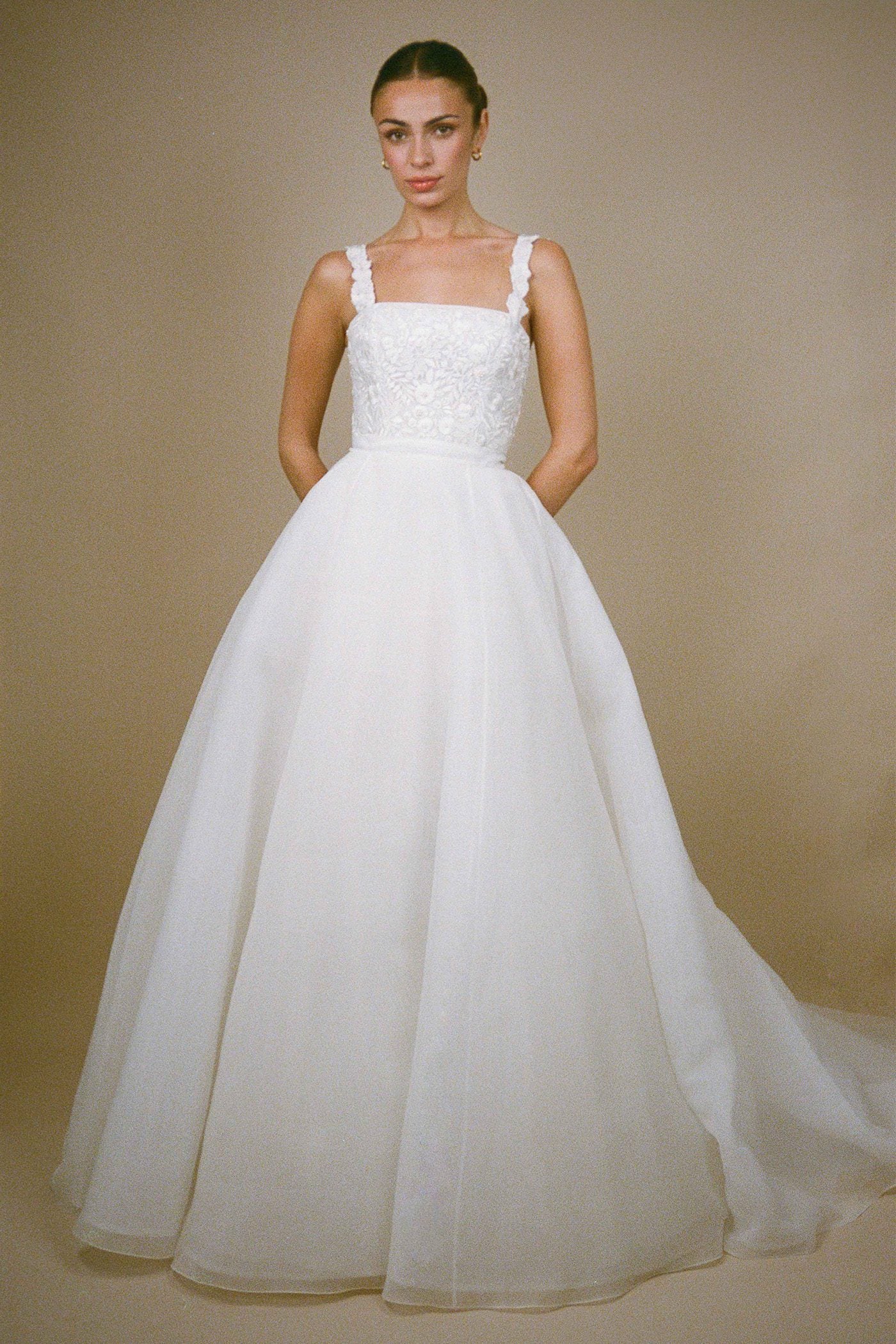 Archive Wisteria or Seascape Bodice with Organza Volume Skirt