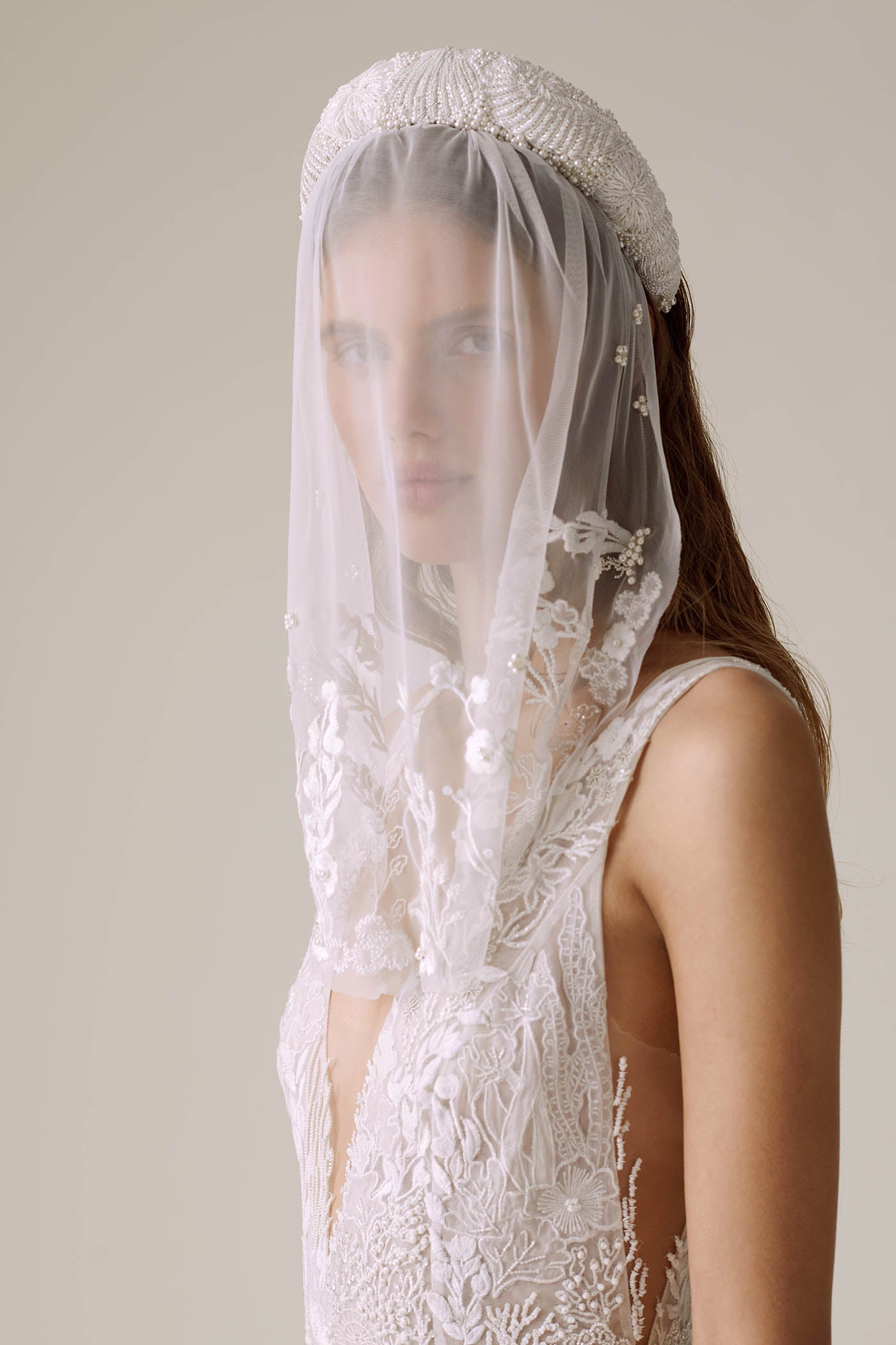 Archive XL Width Seascape Beaded Headband