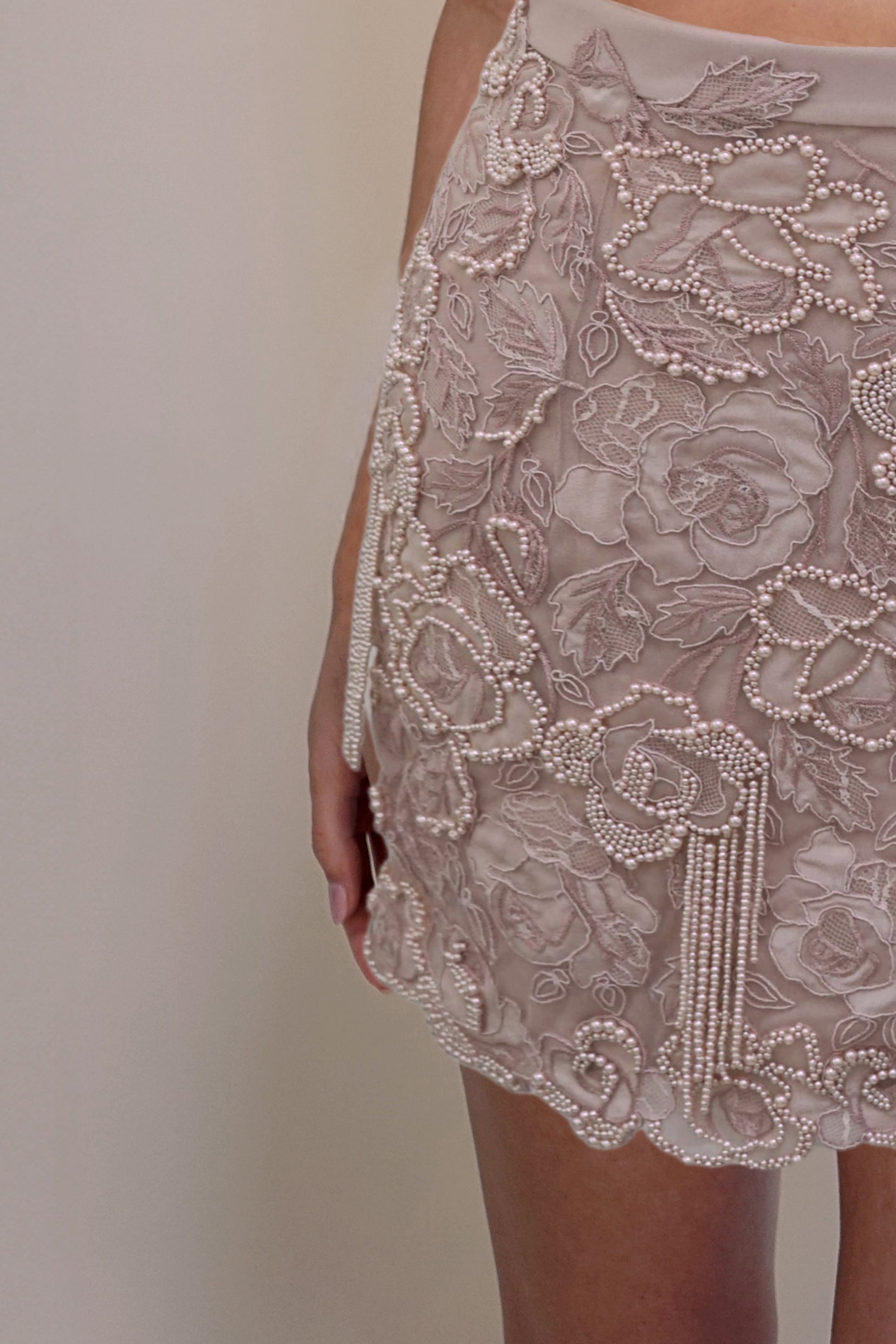 Archive Wild Rose Pearl & Lace Tassel Two Piece