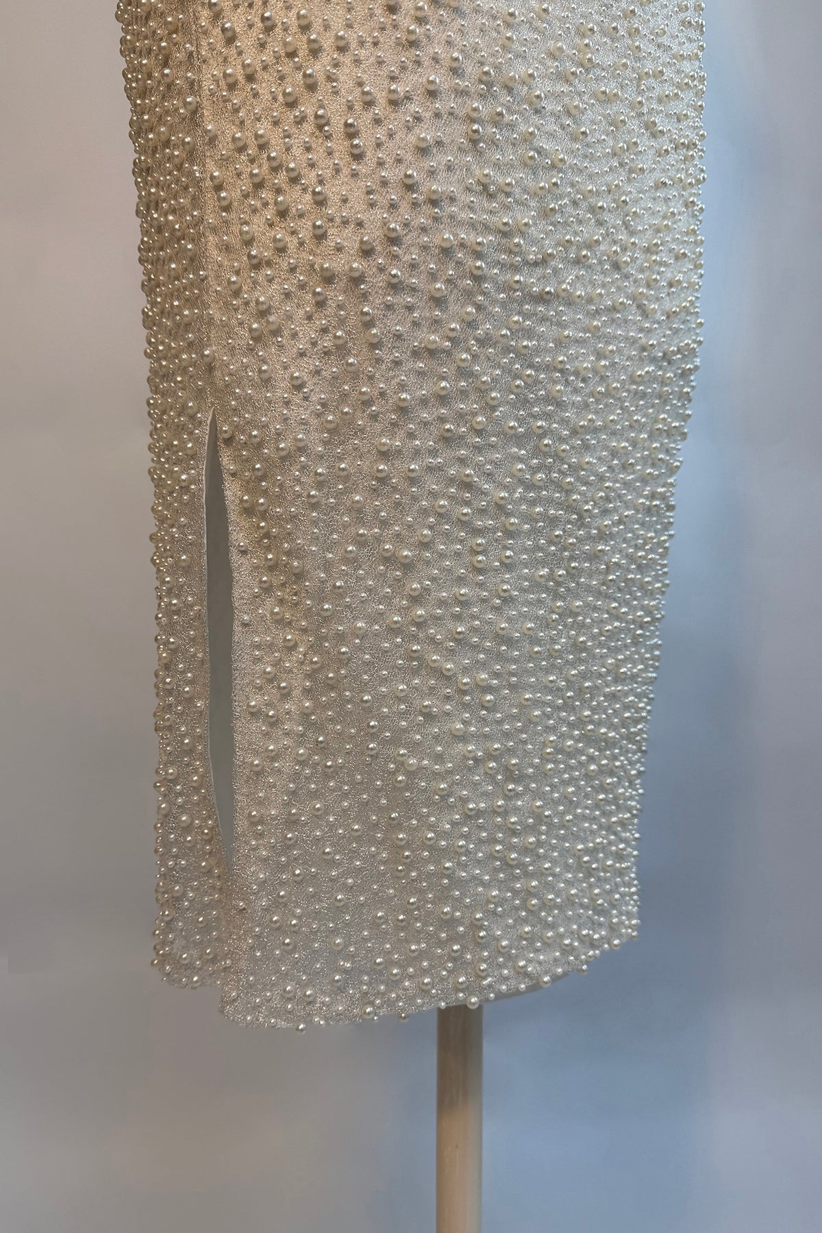 Archive 'Jupiter Rose' Pearl and Silver Woven Racer Neck - NEW SAMPLE