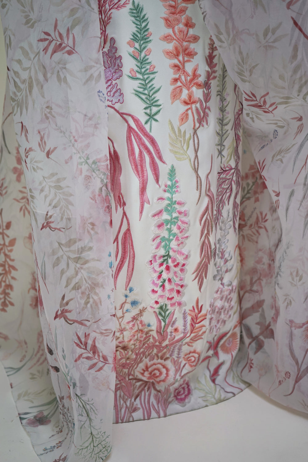 Archive Underwater Wildflower - Blush - Hand Drape Overskirt