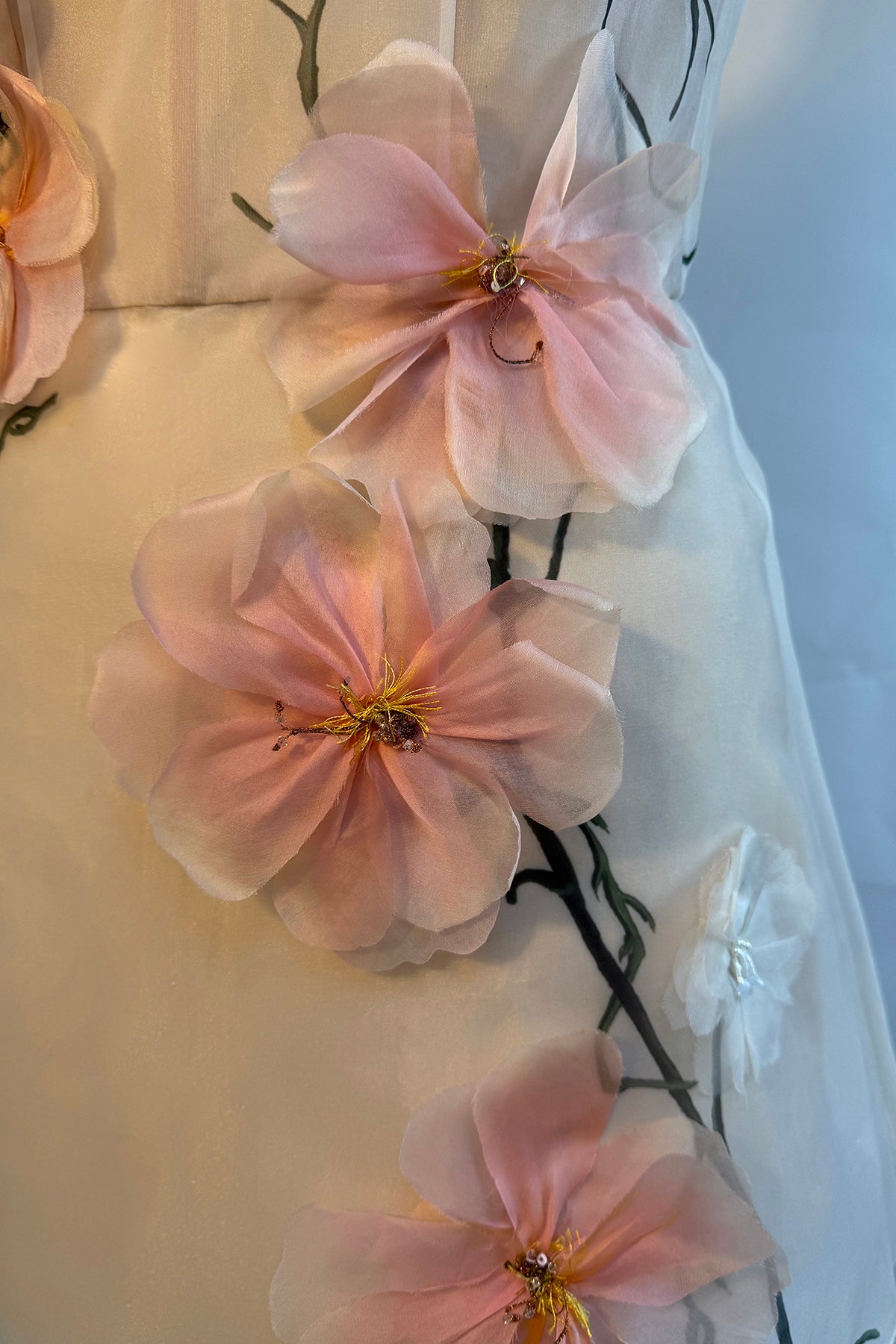 Archive 'Watercolour Peonies' Micro Mini Dress