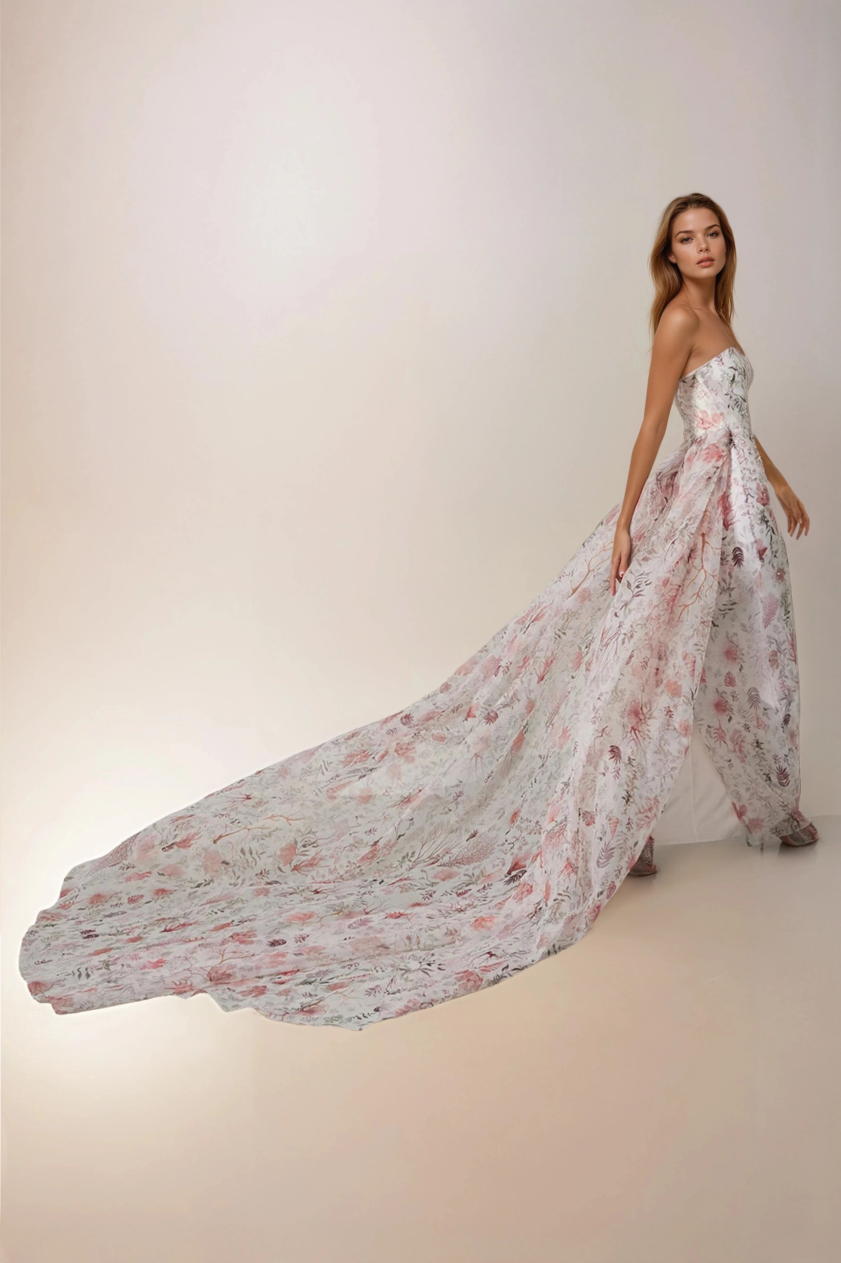 Archive Coral Reef Organza Bustle