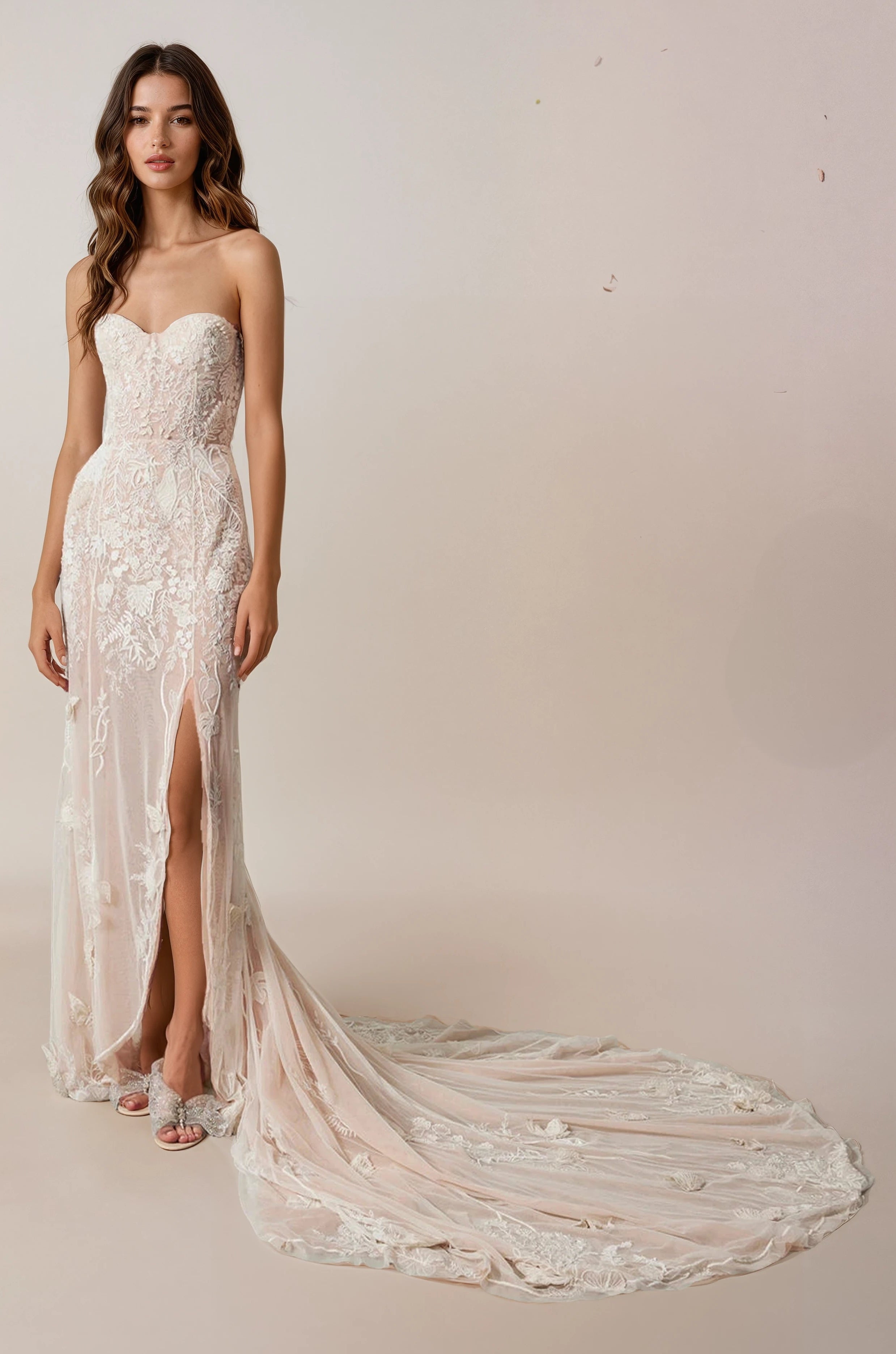 Archive Forest Glade Embroidered Gown - RUNWAY COLLECTION