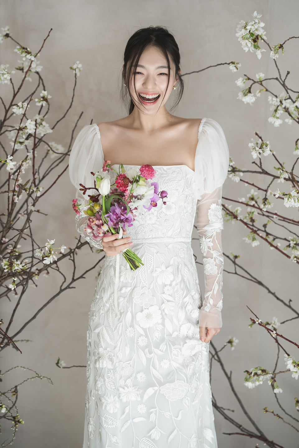 Archive Wild Rose Puff Sleeves