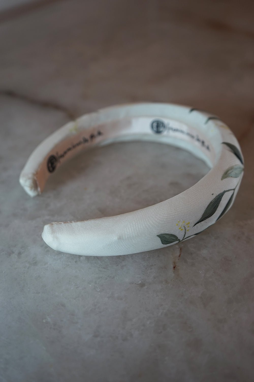 hermione - de - paula - Archive Hand Painted Bougainvillea Headband Hairband - botanical - couture