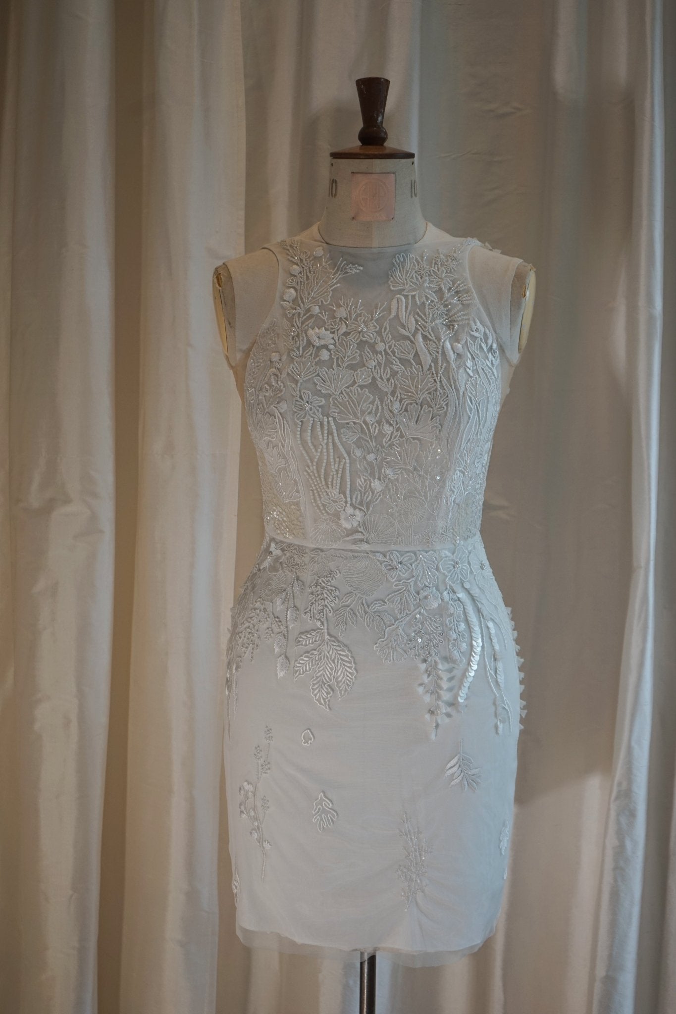 hermione - de - paula - Archive Seascape Racer Mini - 'Moonlight White' - Brand New - botanical - couture