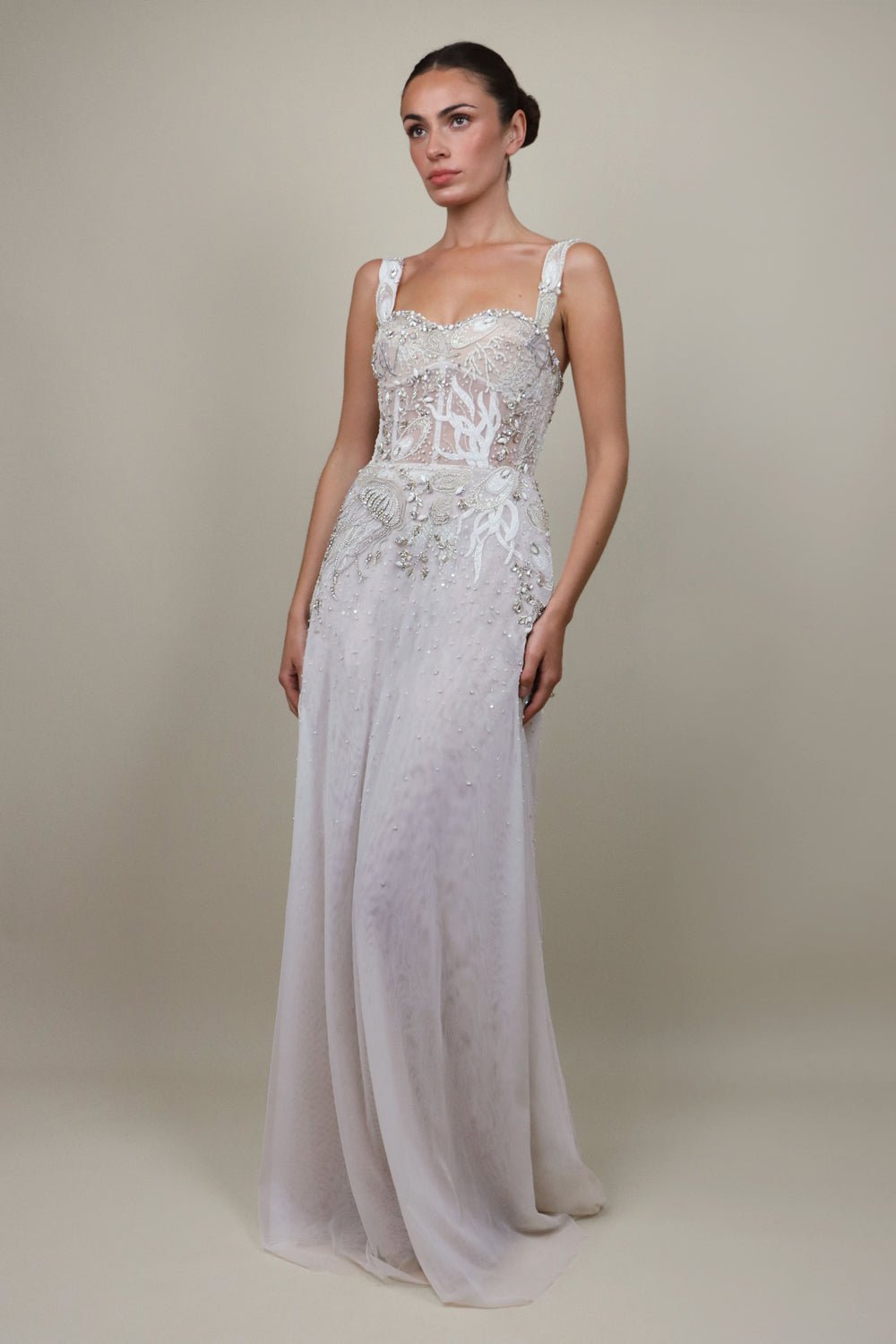 hermione-de-paula-Celestial Seascape Tulle Bustier Gown | Stardust Crystal-botanical-couture