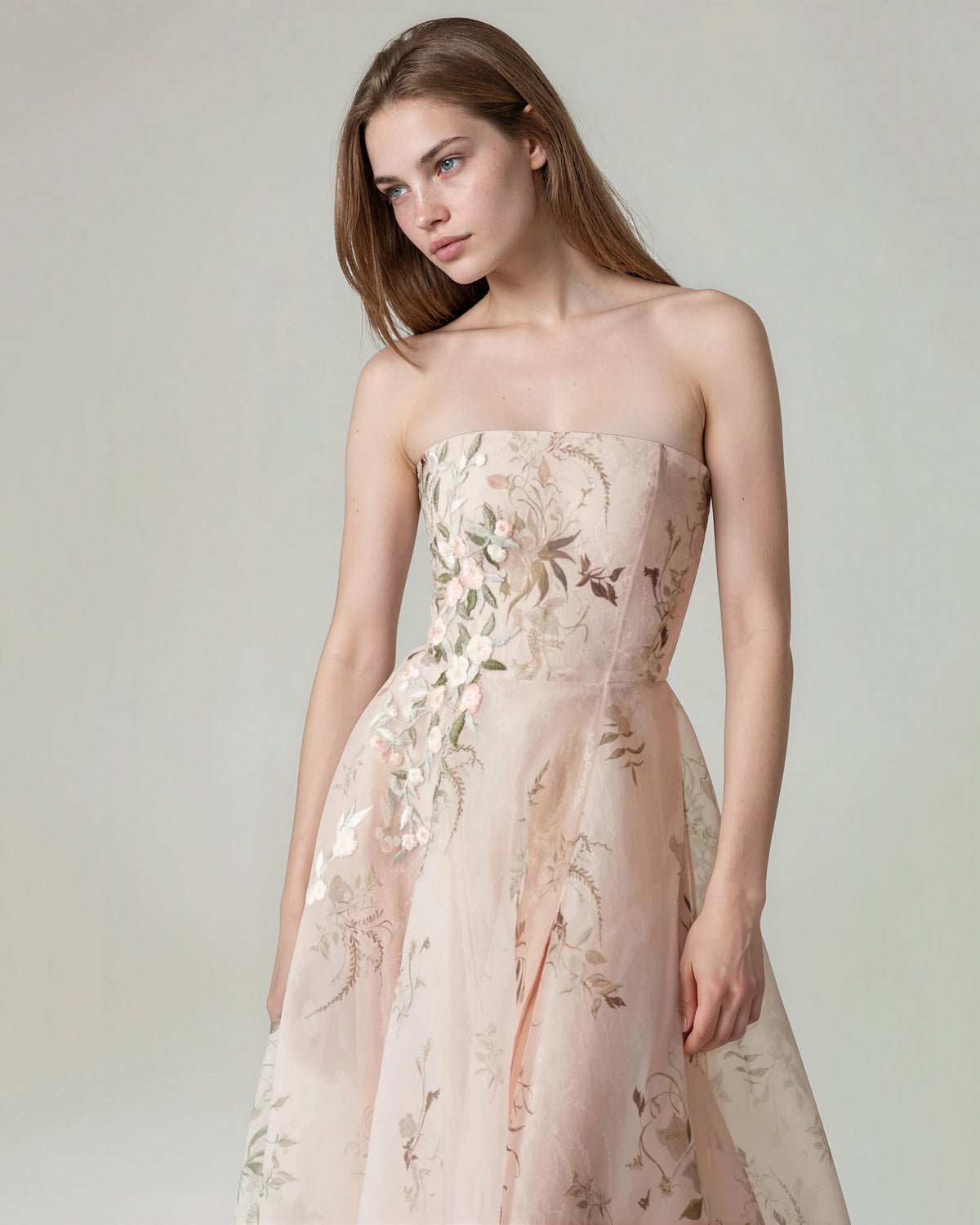 hermione-de-paula-Miniature Rose Bougainvillea Oasis SL Gown Blush-couture-bridal-ready-to-wear