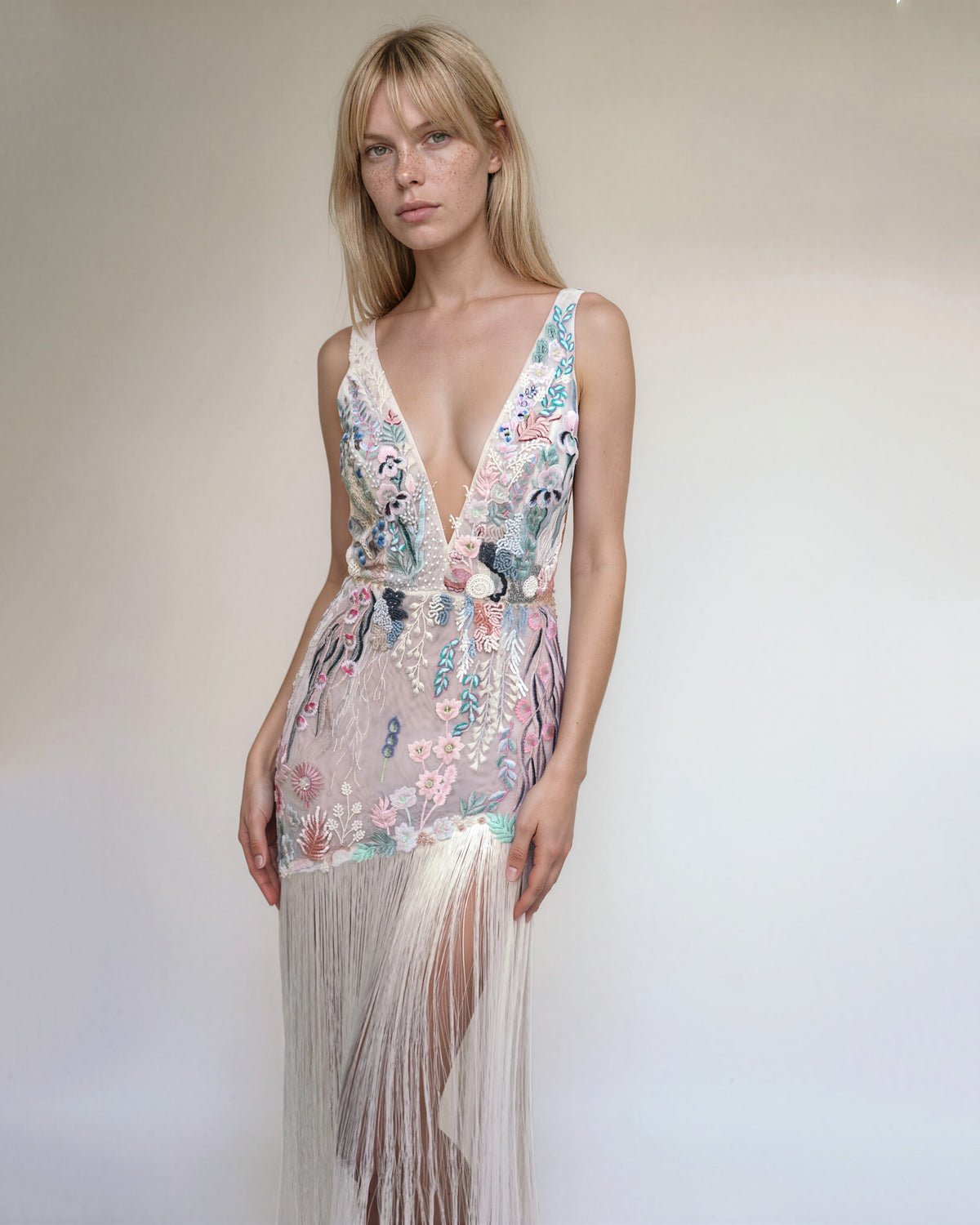 hermione-de-paula-Underwater Wildflower Tassel Mini Gown Midnight-couture-bridal-ready-to-wear