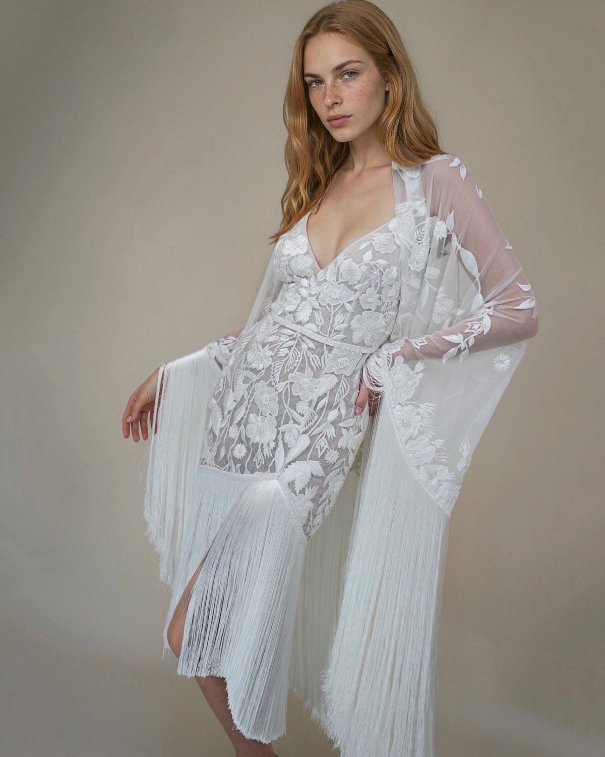 hermione-de-paula-Wild Rose Tassel Mini Gown Floral White-couture-bridal-ready-to-wear
