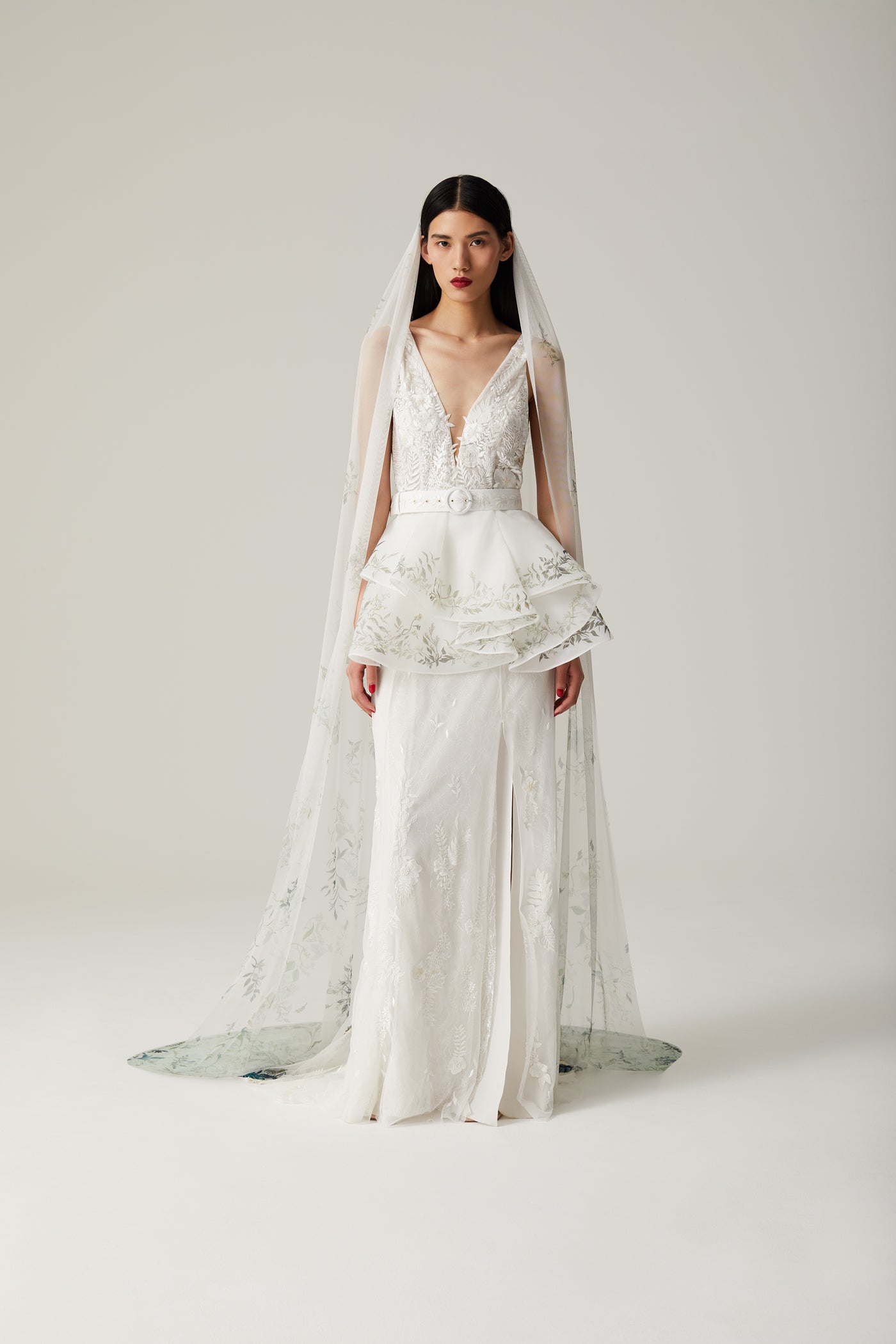 Bougainvillea Ombre Veil | Hermione de Paula Bridal Boutique