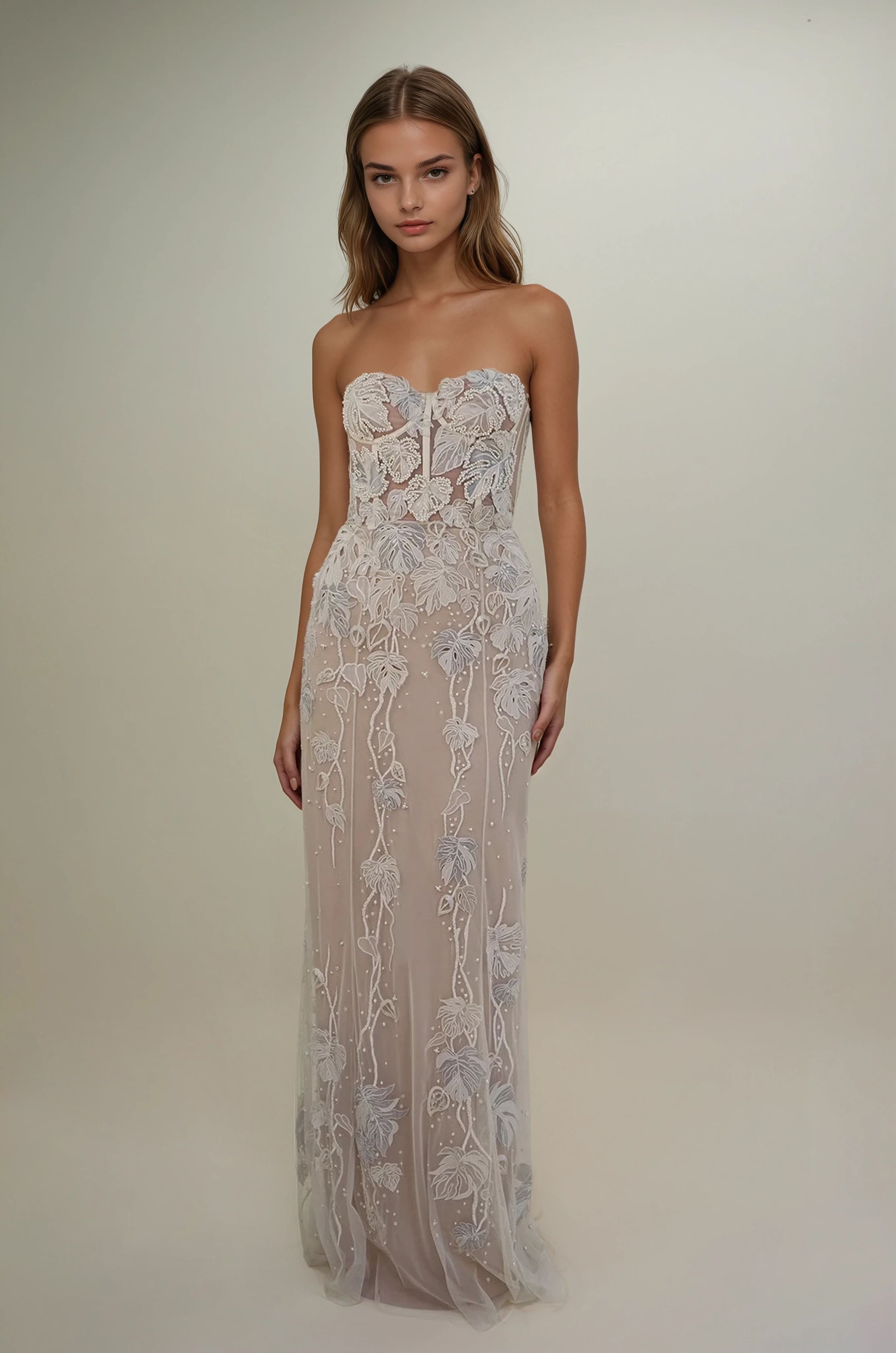 Archive Monstera Eclipse Gown - RUNWAY