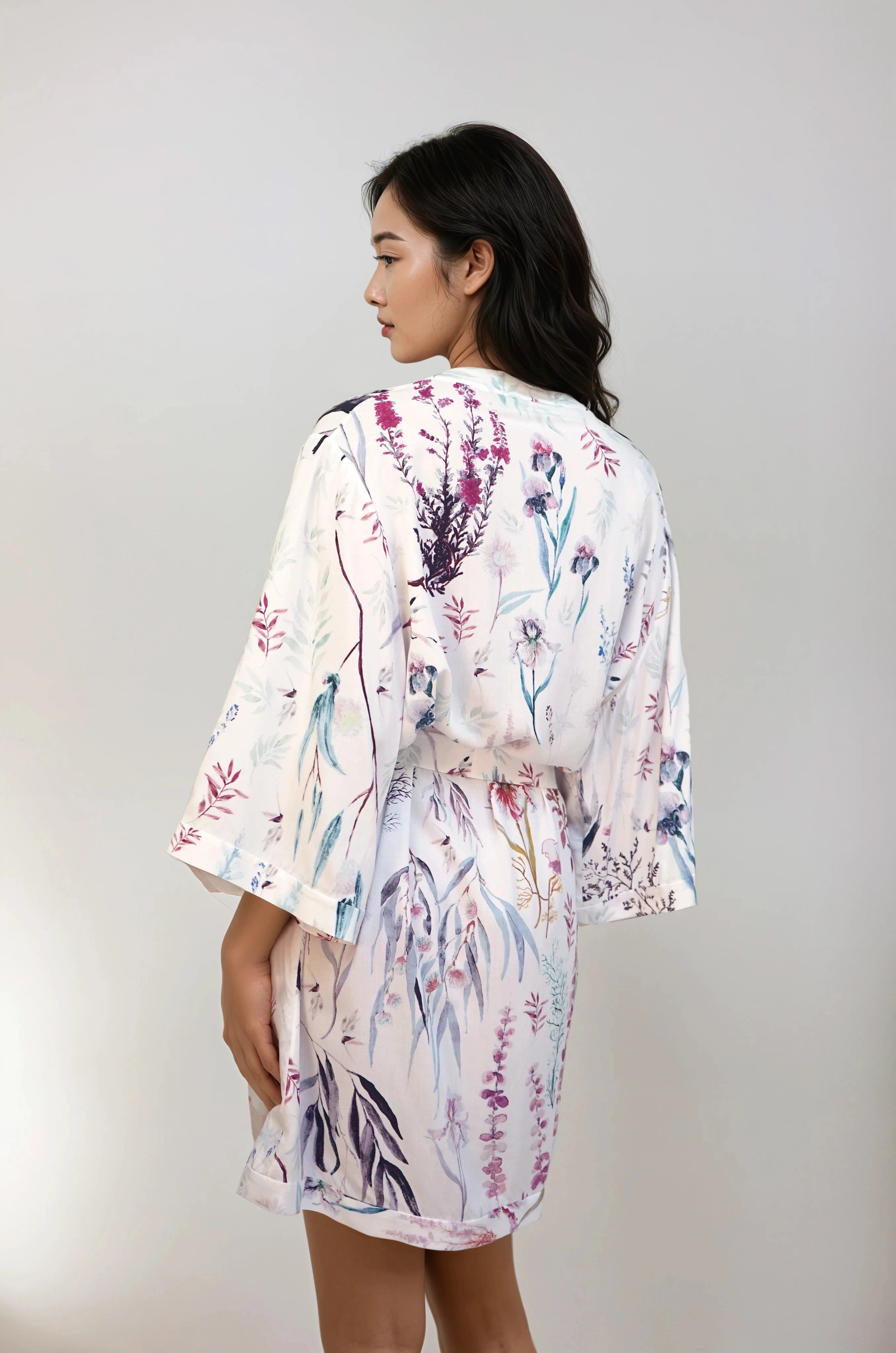 Archive Sustainable Robe Underwater Wildflower Midnight - NEW SAMPLE