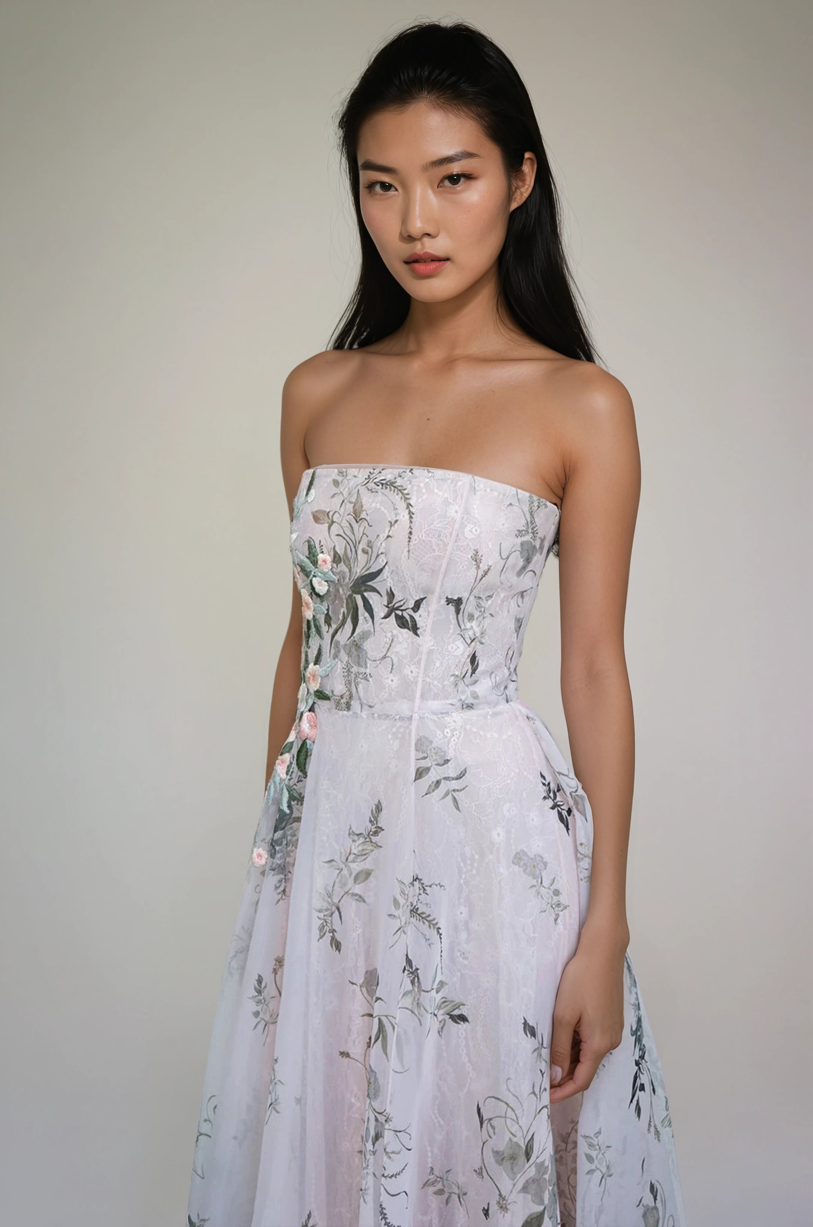 Archive Blush Bougainvillea Gown