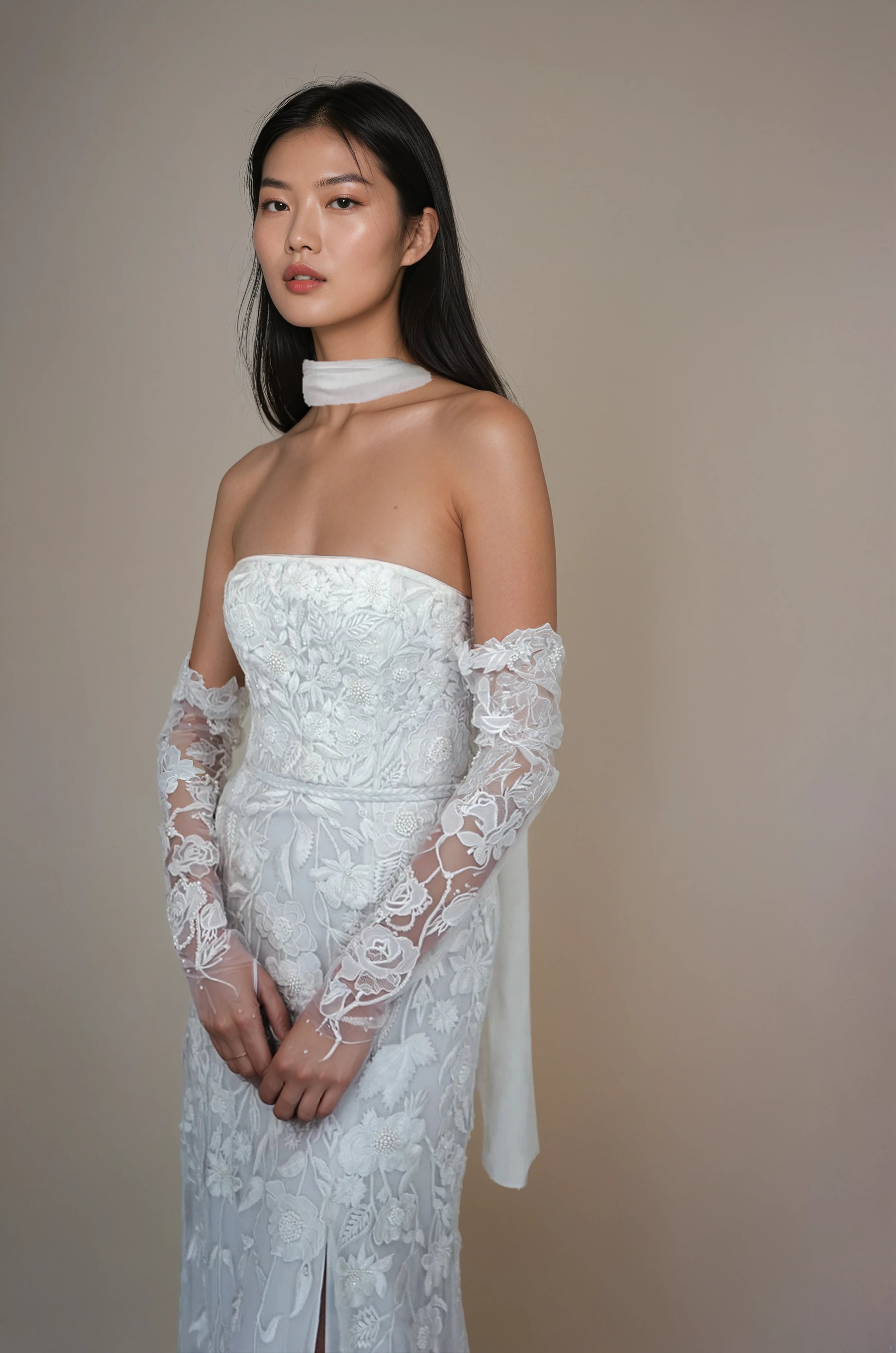 Wild Rose Cascade Bustier Gown | Ready To Wear