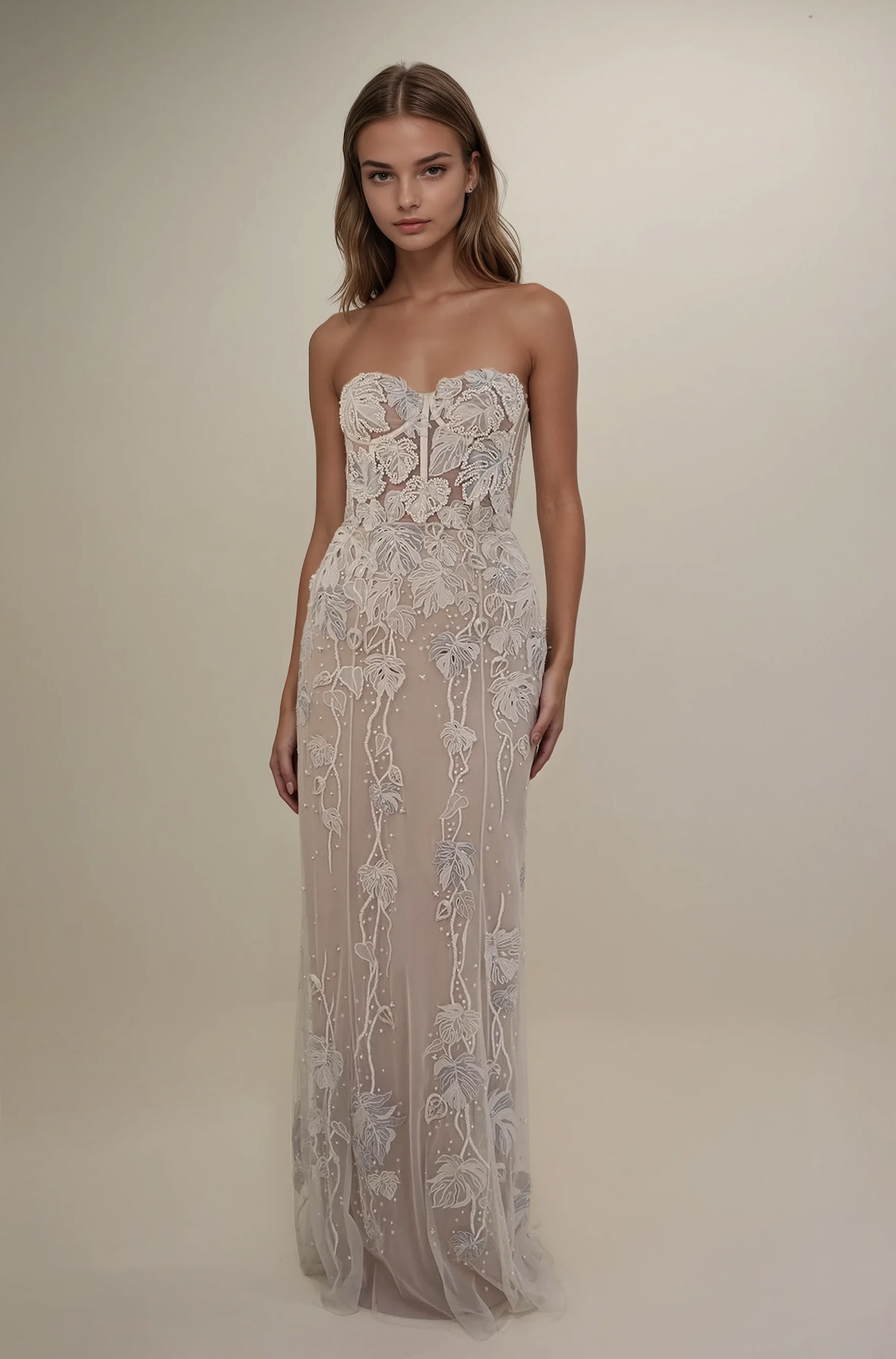 Archive Monstera Eclipse Gown - RUNWAY