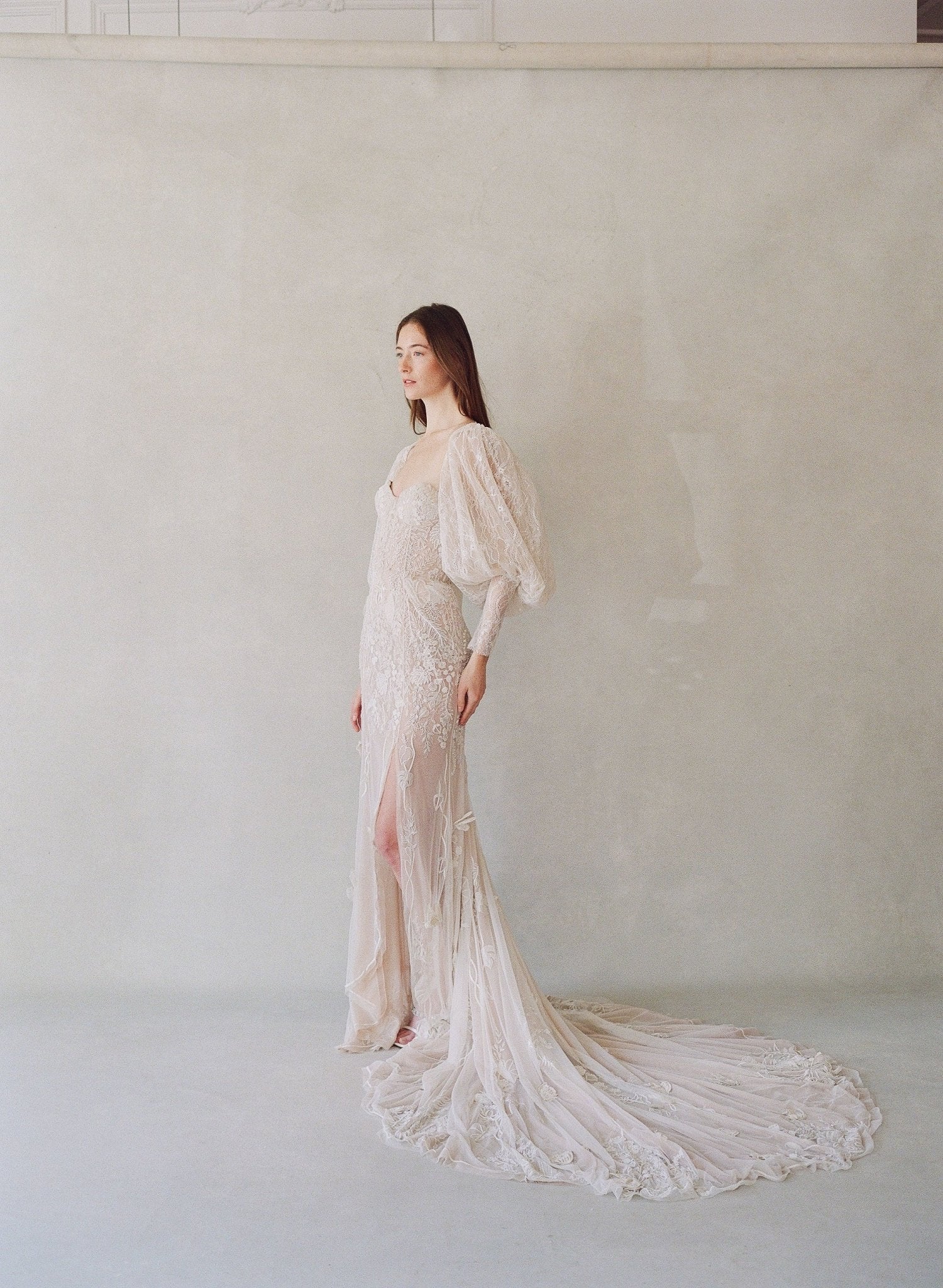 hermione - de - paula - Archive Miniature Rose Lace Sleeves - botanical - couture