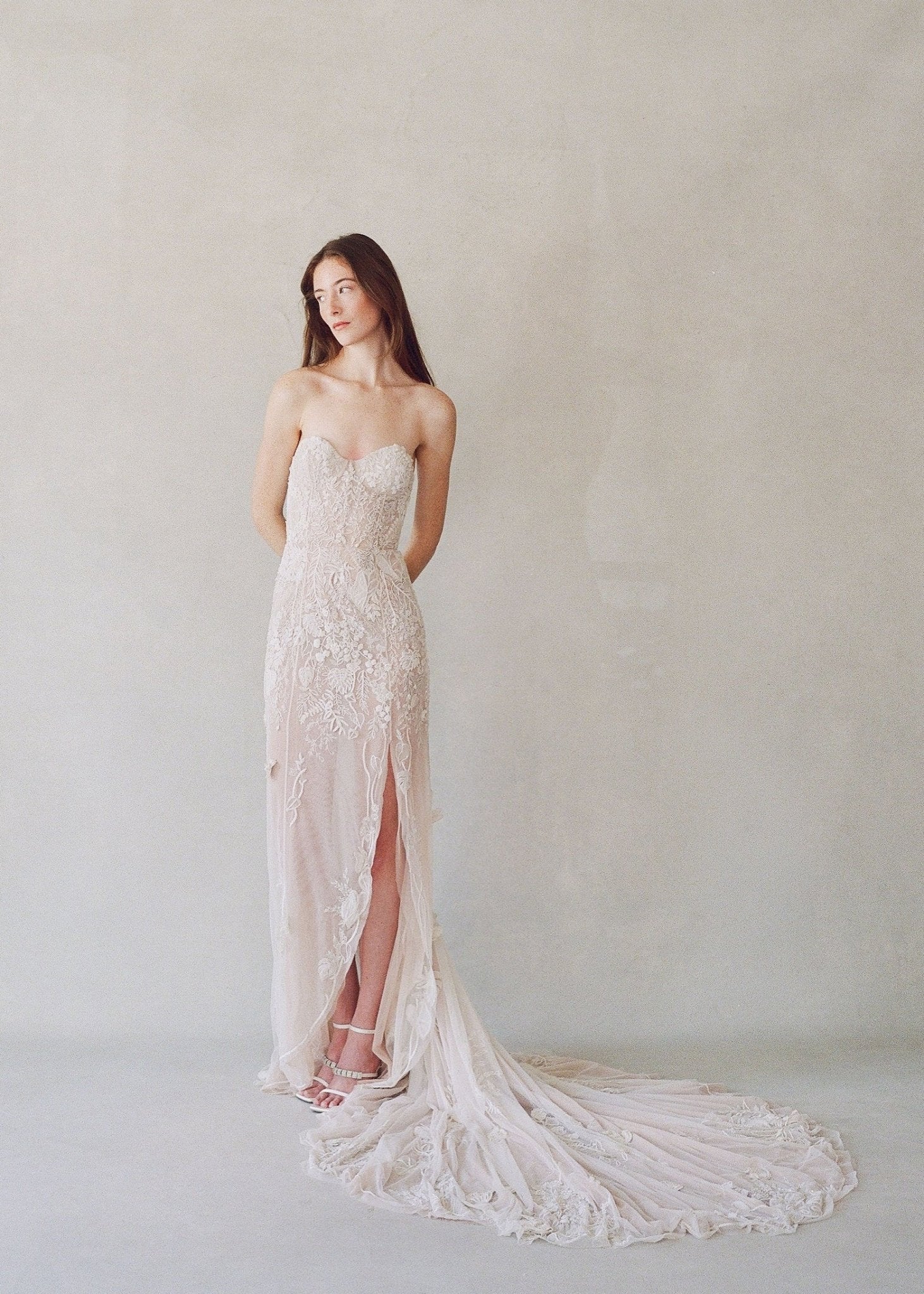 hermione - de - paula - Archive Miniature Rose Lace Sleeves - botanical - couture