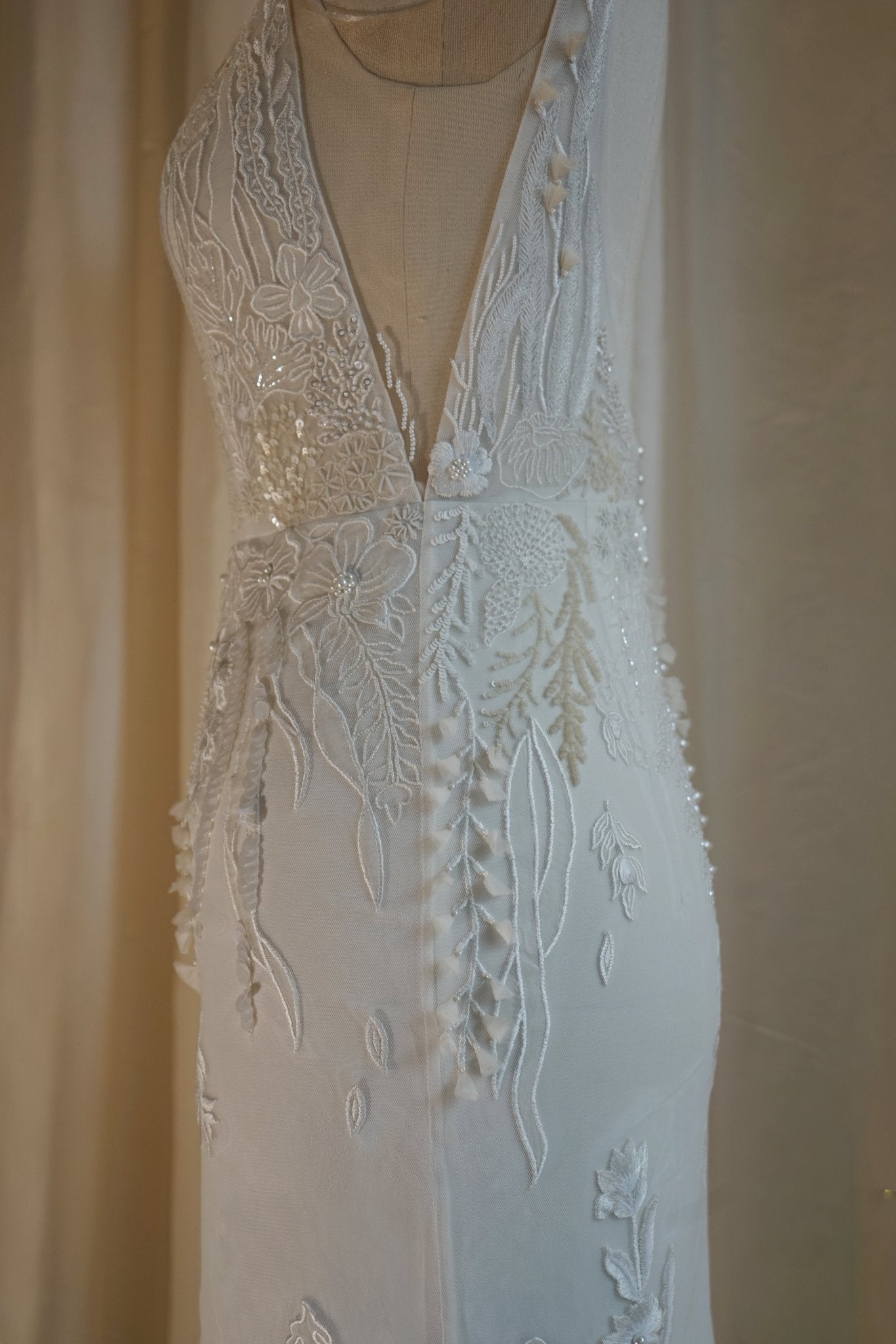 hermione - de - paula - Archive Seascape Racer Mini - 'Moonlight White' - Brand New - botanical - couture