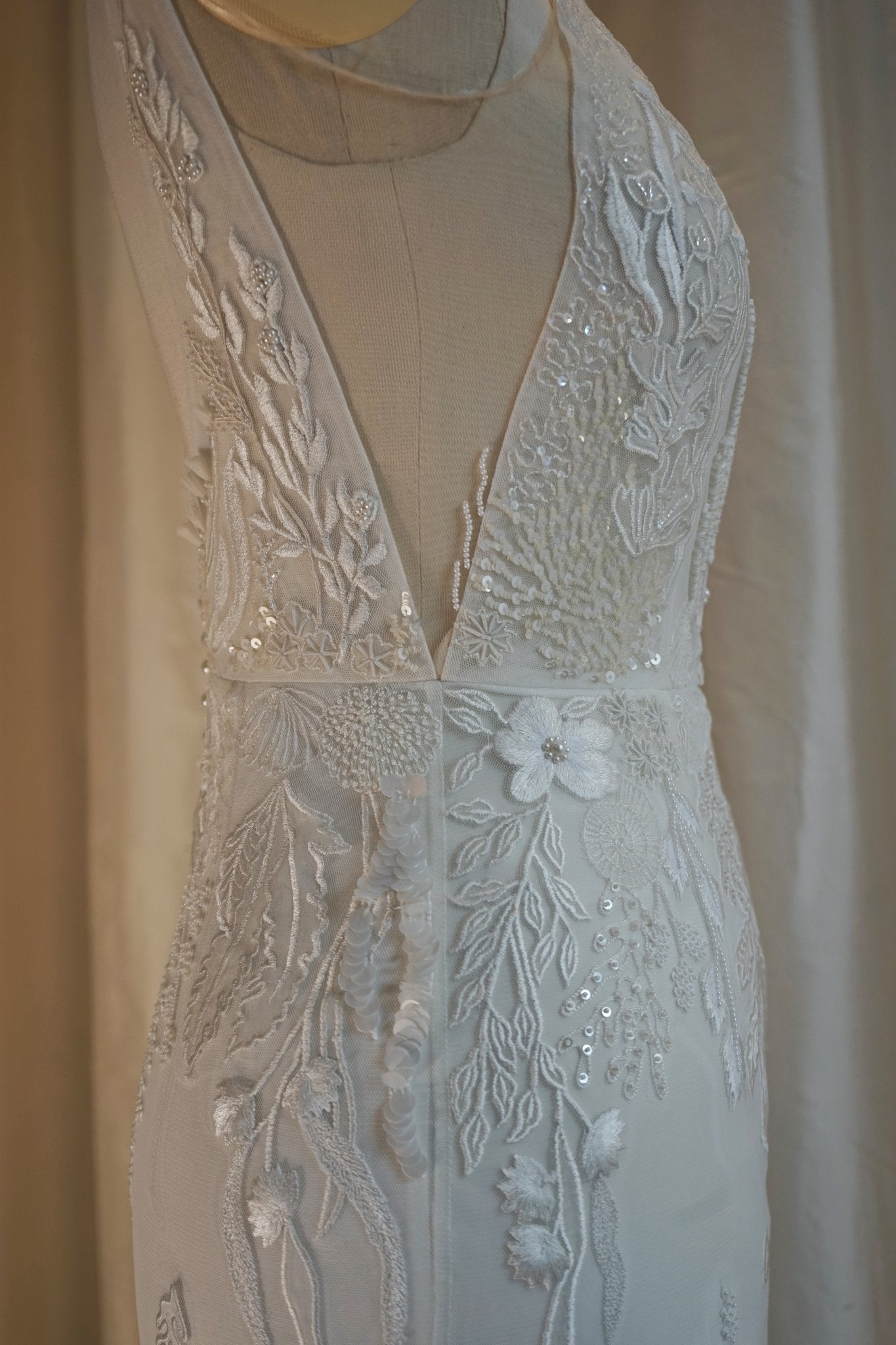 hermione - de - paula - Archive Seascape Racer Mini - 'Moonlight White' - Brand New - botanical - couture