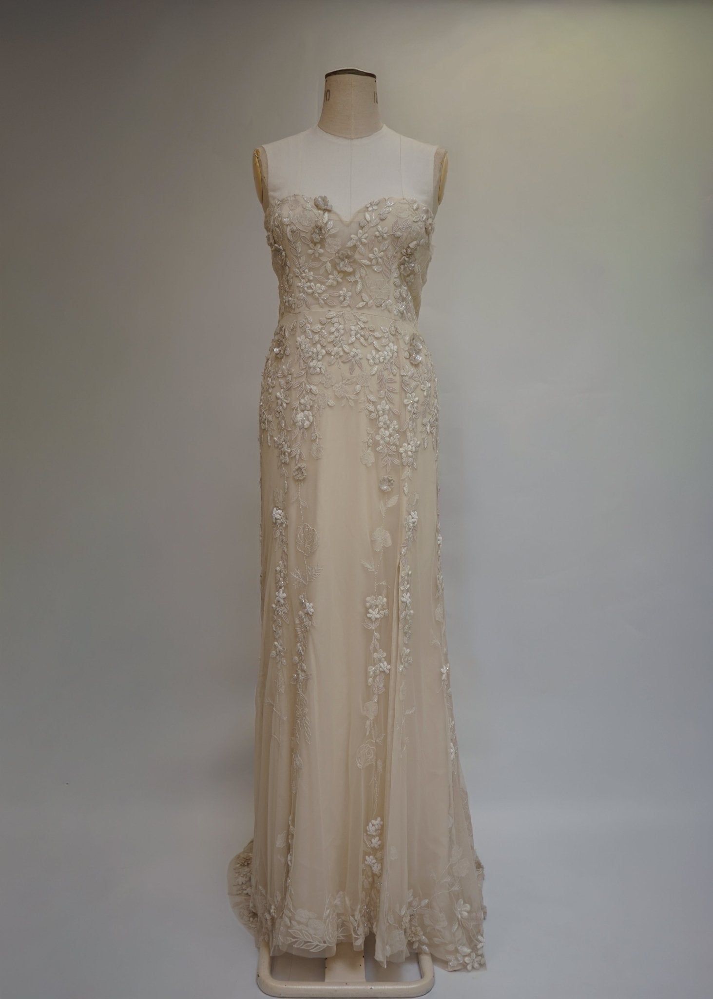 hermione - de - paula - Archive Secret Rose Garden Gown - Rose Champagne - botanical - couture