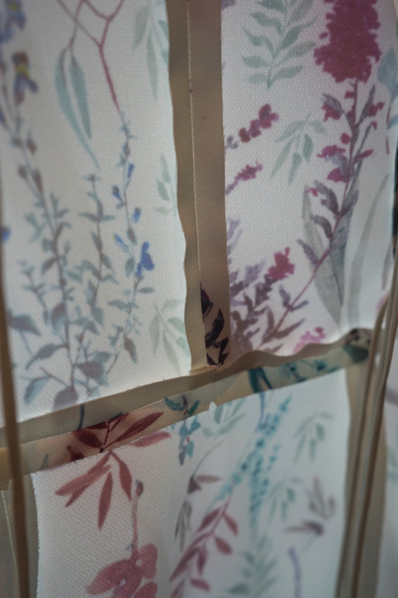 hermione - de - paula - Archive Underwater Wildflower Blouse with Bow Tie - Up Front - botanical - couture