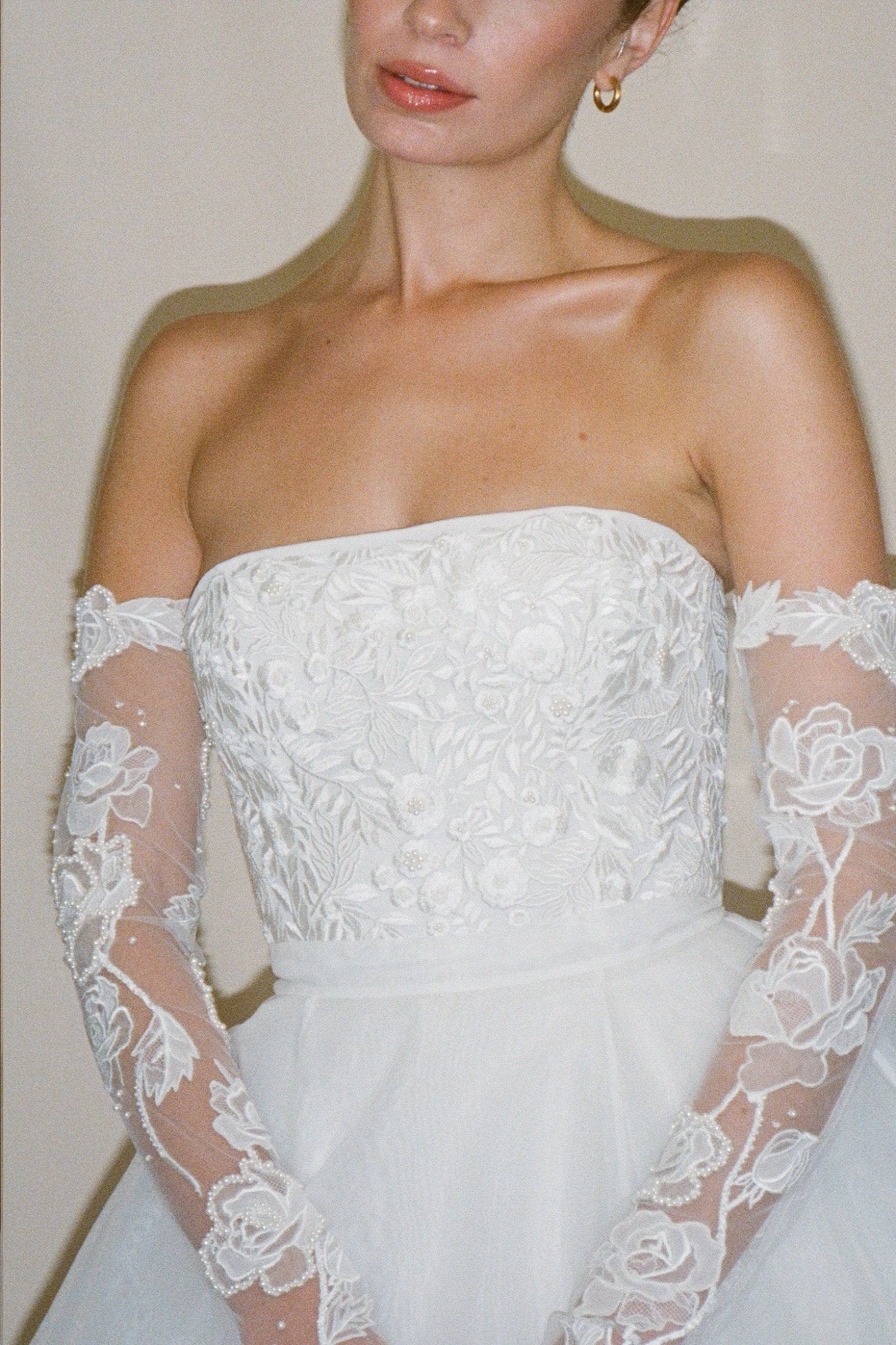 hermione - de - paula - Archive Wisteria Bodice - NEW SAMPLE - botanical - couture