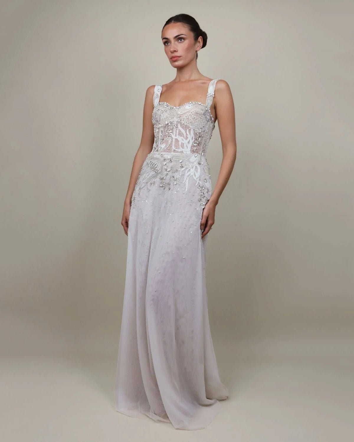 hermione-de-paula-Celestial Seascape Tulle Bustier Gown | Stardust Crystal-botanical-couture