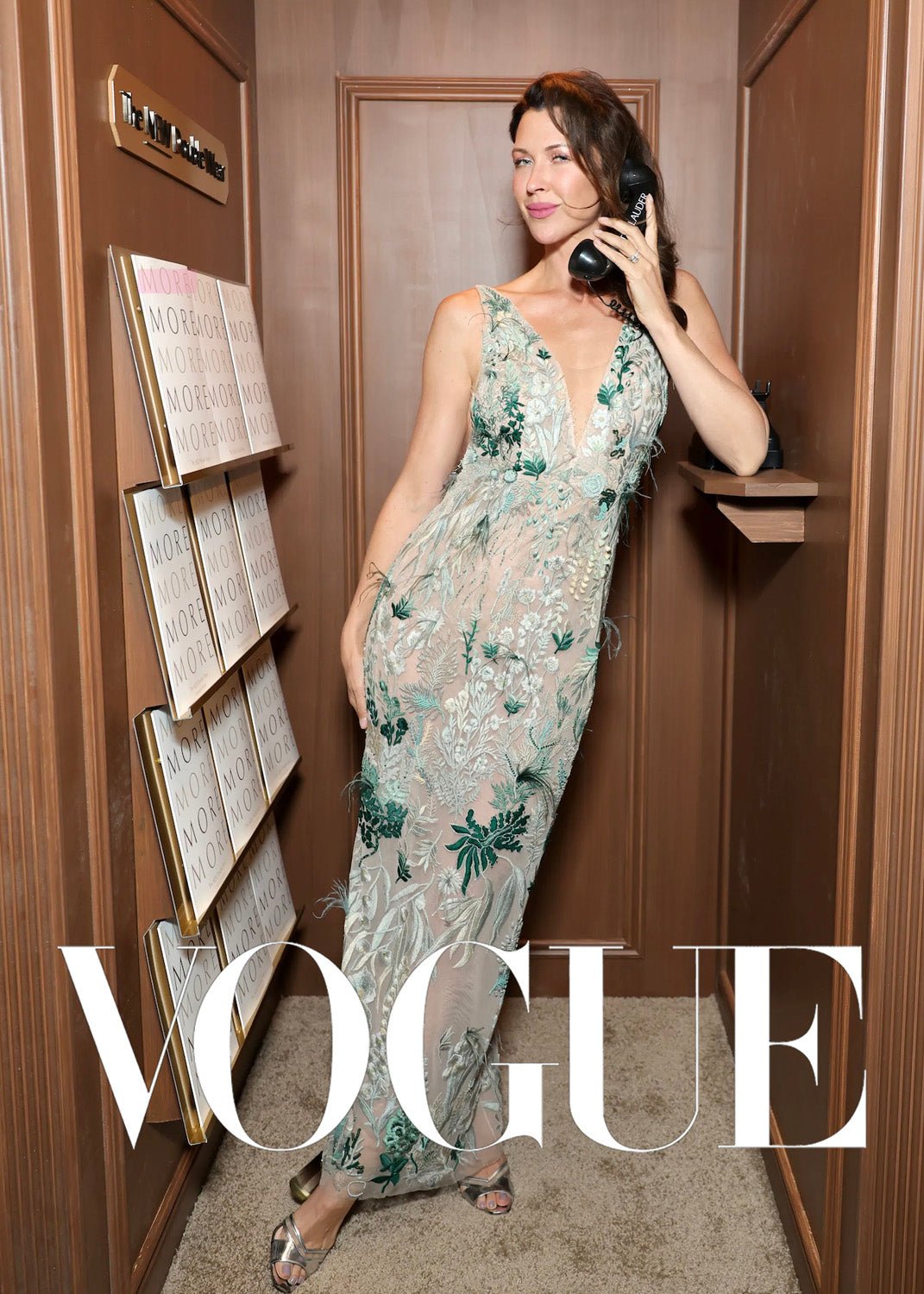 hermione-de-paula-Elevated Underwater Wildflower Column Gown Sea Glass Green-botanical-couture