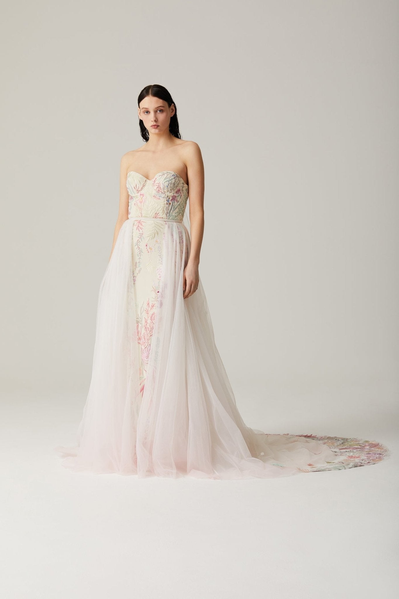 hermione - de - paula - Archive Open Panel Overskirt - botanical - couture